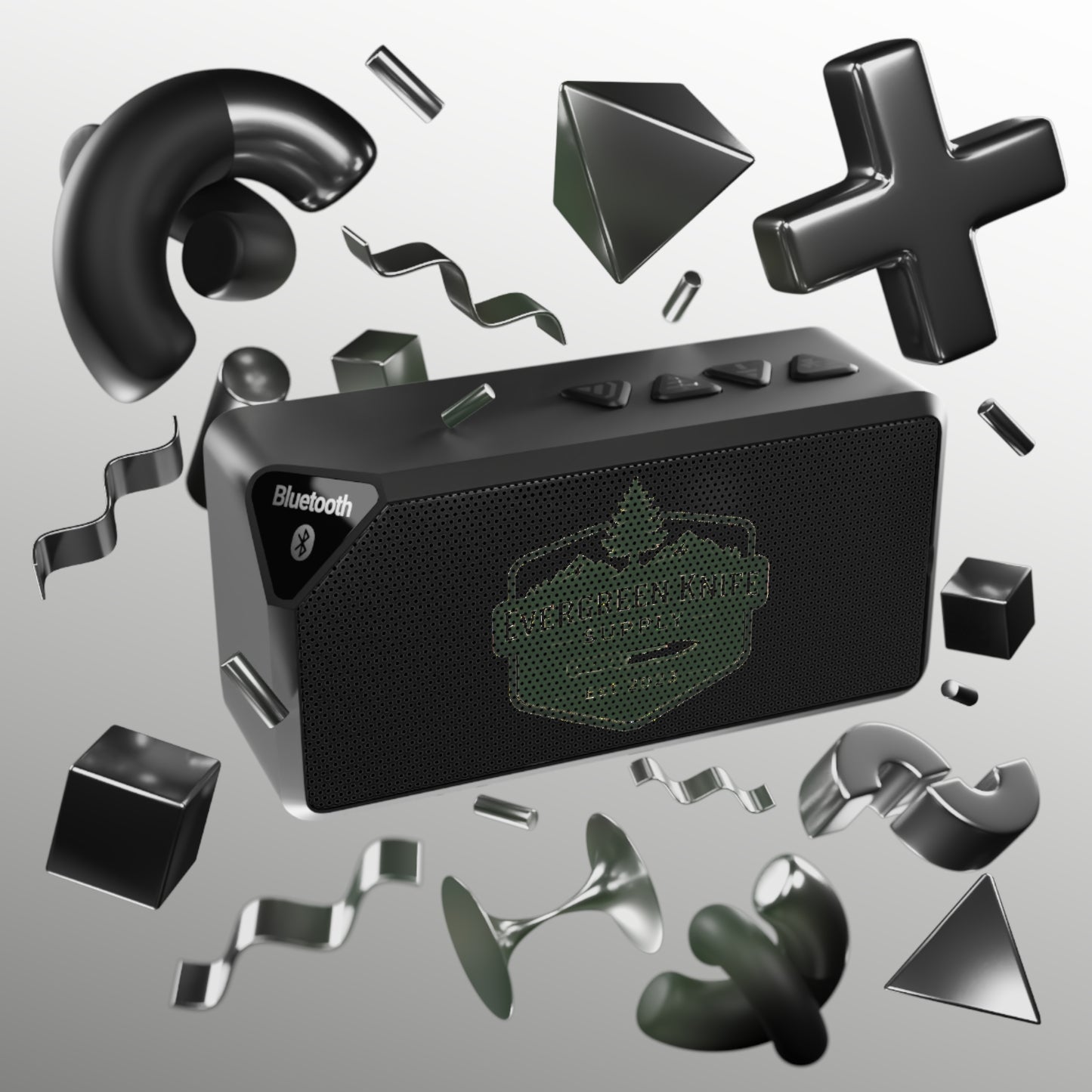 Bluetooth Speaker — Evergreen Knife Co. Logo Portable Wireless Speaker