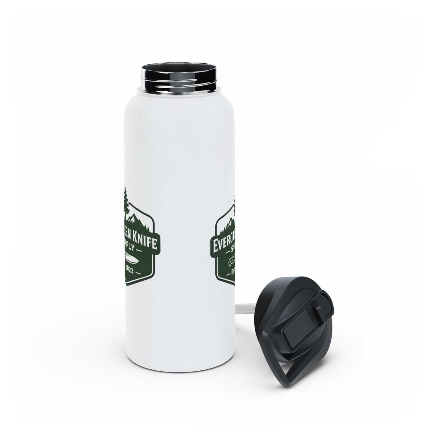 Everglades Park Badge Stainless Steel Water Bottle – Outdoor Adventure Insulated Bottle