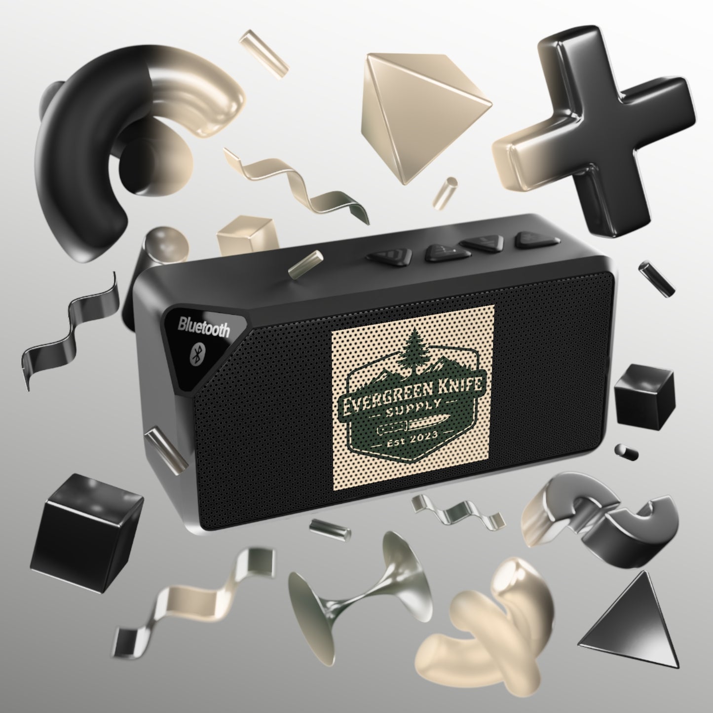 Bluetooth Speaker — Evergreen Knife Co. Logo Portable Wireless Speaker