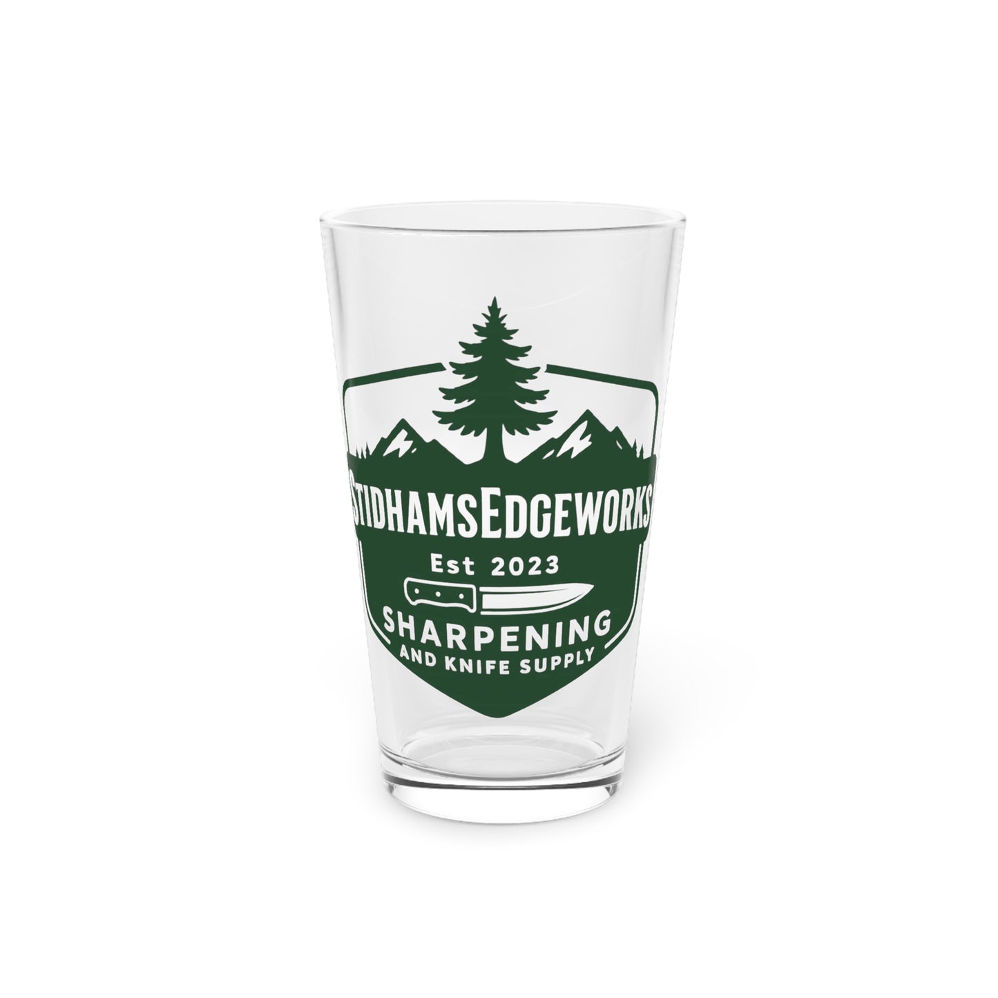 Personalized Pint Glass for Craft Beer Lovers, Custom Engraved 16oz Glass, Perfect Gift for Father's Day, Housewarming, or Birthdays