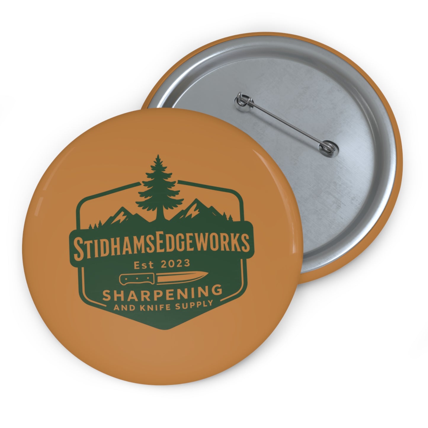 Custom Pin Buttons, Personalized Badge, Fun Accessories, Gift for Hikers, Branding Flair, Unique Keepsake