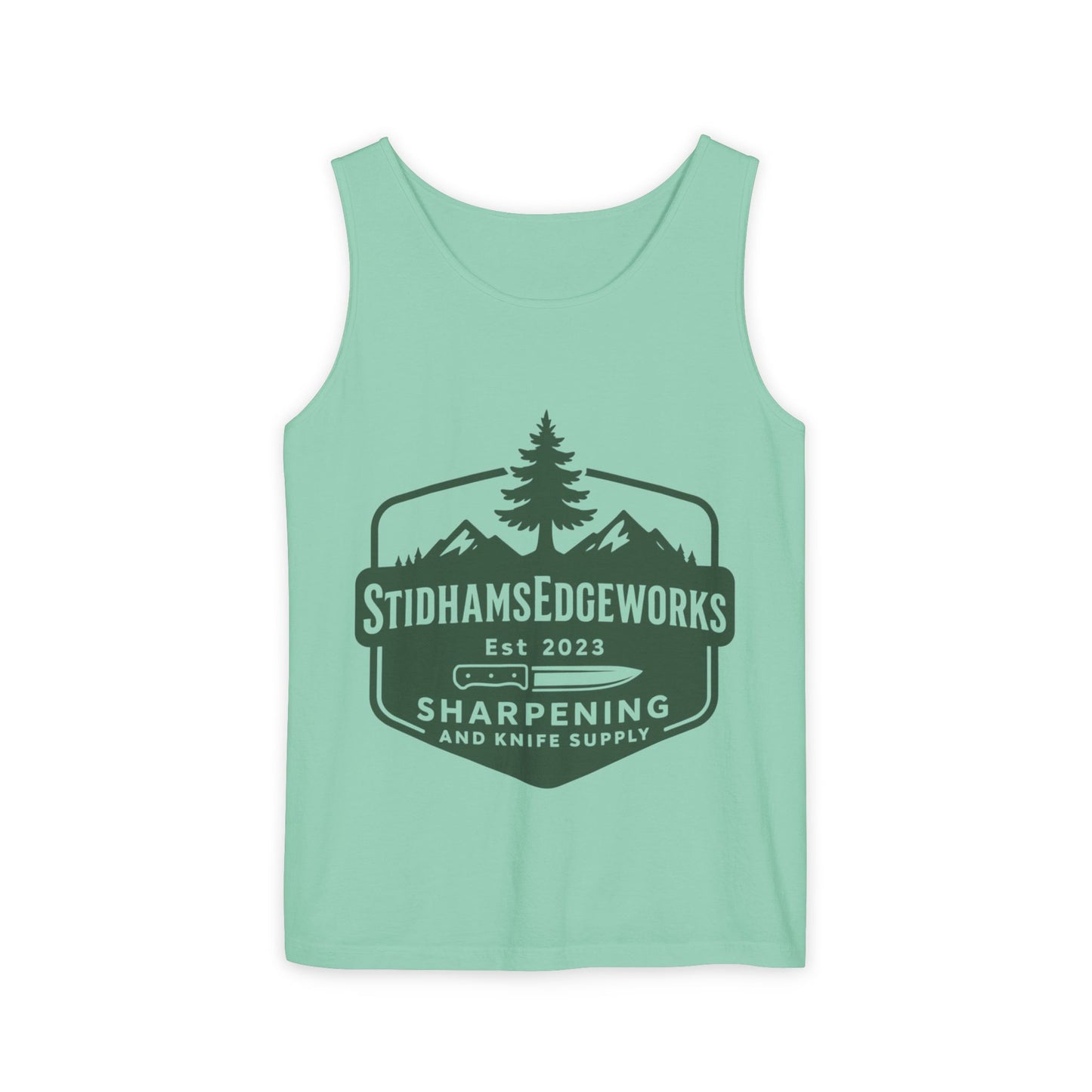 Custom Logo Tank Top for Outdoor Enthusiasts, Perfect for Hiking, Camping, or Casual Summer Wear, Gift for Dad, Sportswear