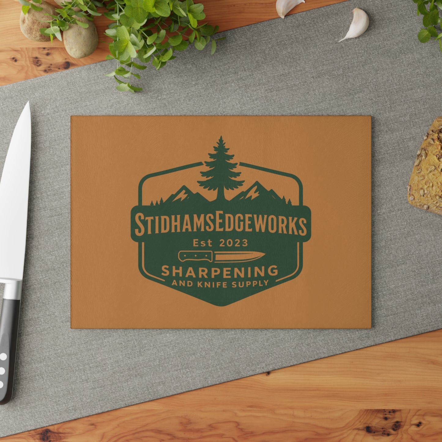 Personalized Glass Cutting Board with Custom Design, Kitchen Decor, Gift for Chefs, Wedding or Housewarming Present, Culinary Art
