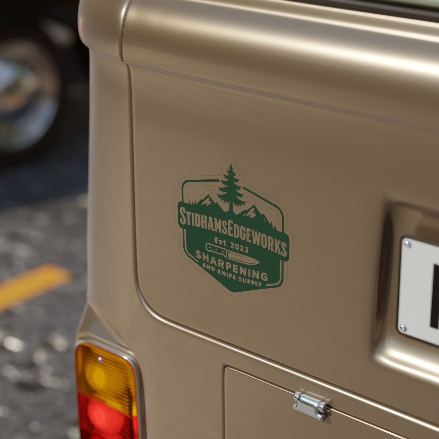 Outdoor Adventure Sticker, Die-Cut Hiking Decor, Backpack Accessories, Waterproof Forest Emblem, Gift for Nature Lovers