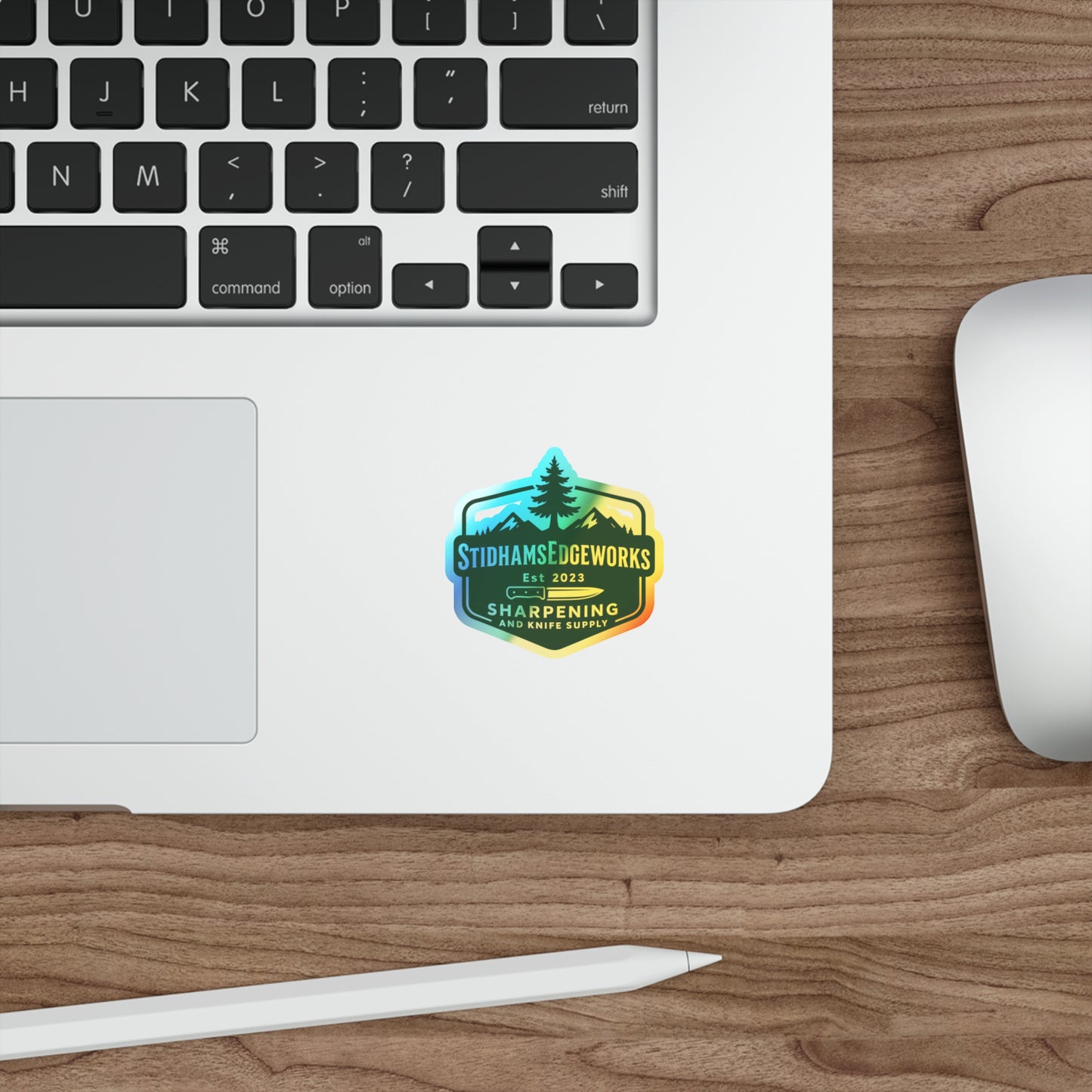 Holographic Die-Cut Stickers for Outdoor Enthusiasts | Vibrant Décor | Skateboard Accessories | Unique Gift | Custom Designs