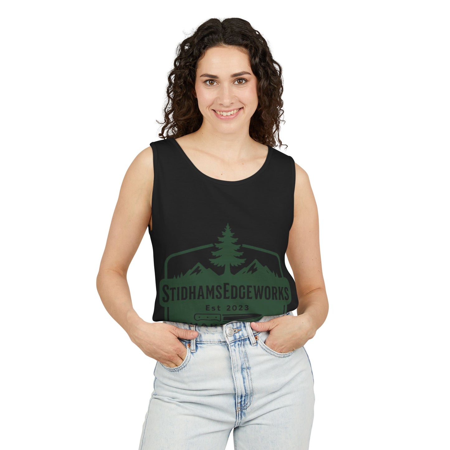 Custom Logo Tank Top for Outdoor Enthusiasts, Perfect for Hiking, Camping, or Casual Summer Wear, Gift for Dad, Sportswear