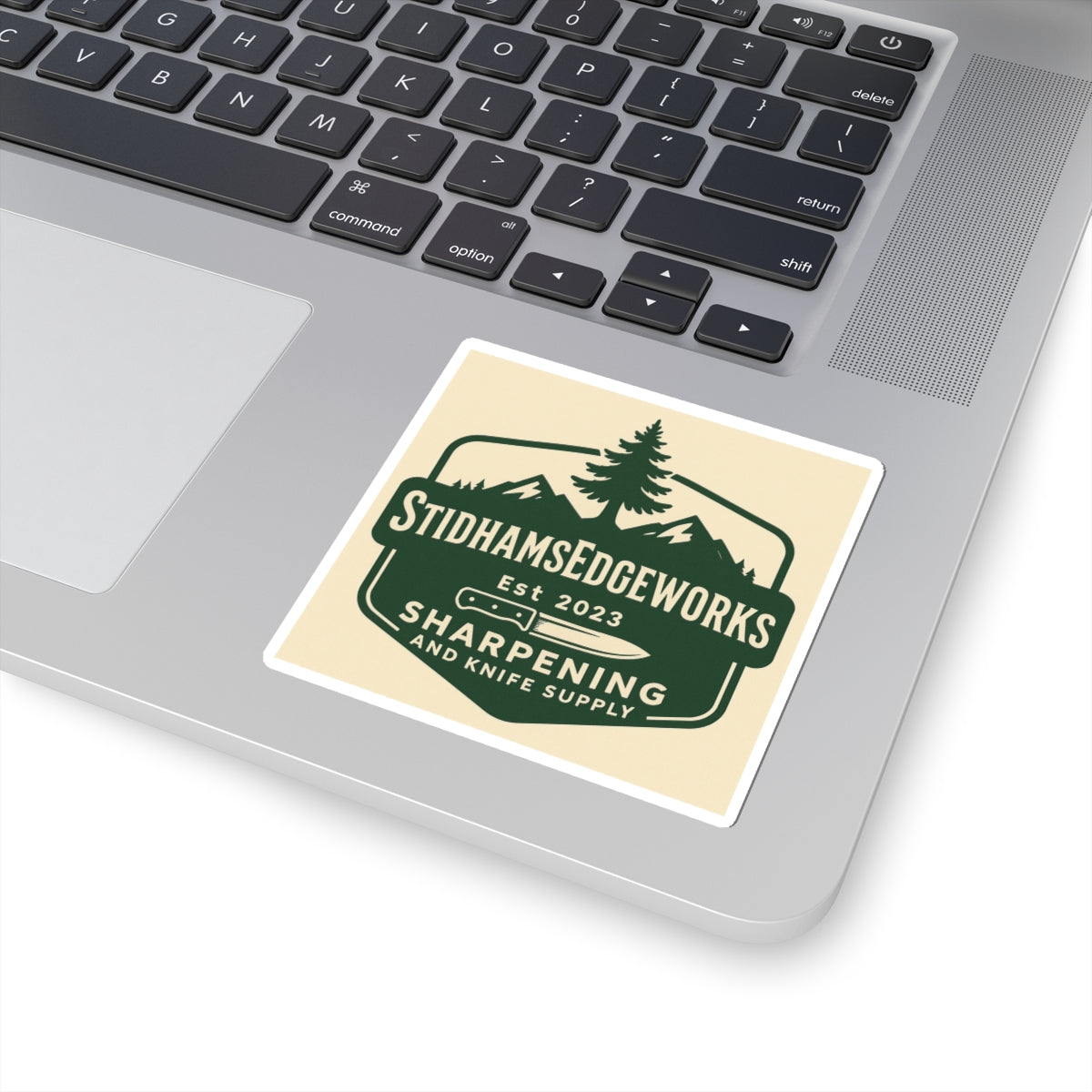 Outdoor Adventure Kiss-Cut Stickers, Rustic Decor, Hiking Gear, Knife Enthusiast Gift, Nature Lover Accessory