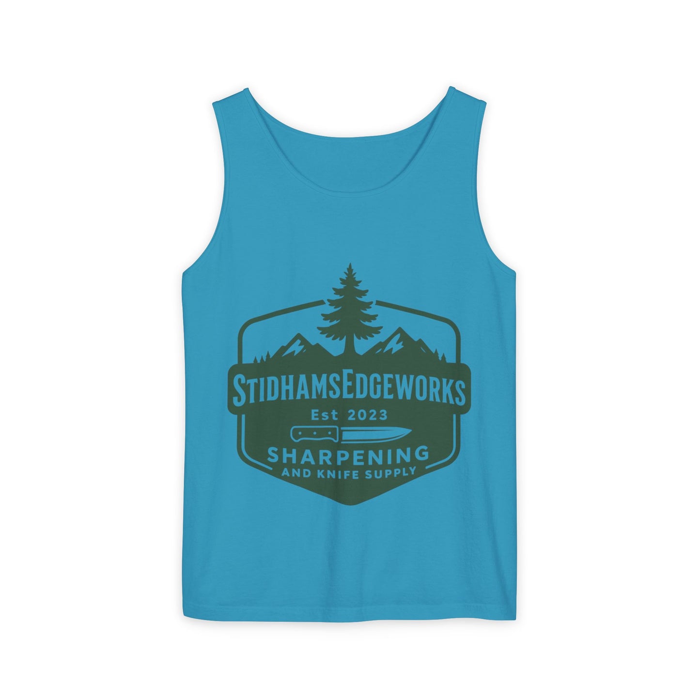 Custom Logo Tank Top for Outdoor Enthusiasts, Perfect for Hiking, Camping, or Casual Summer Wear, Gift for Dad, Sportswear