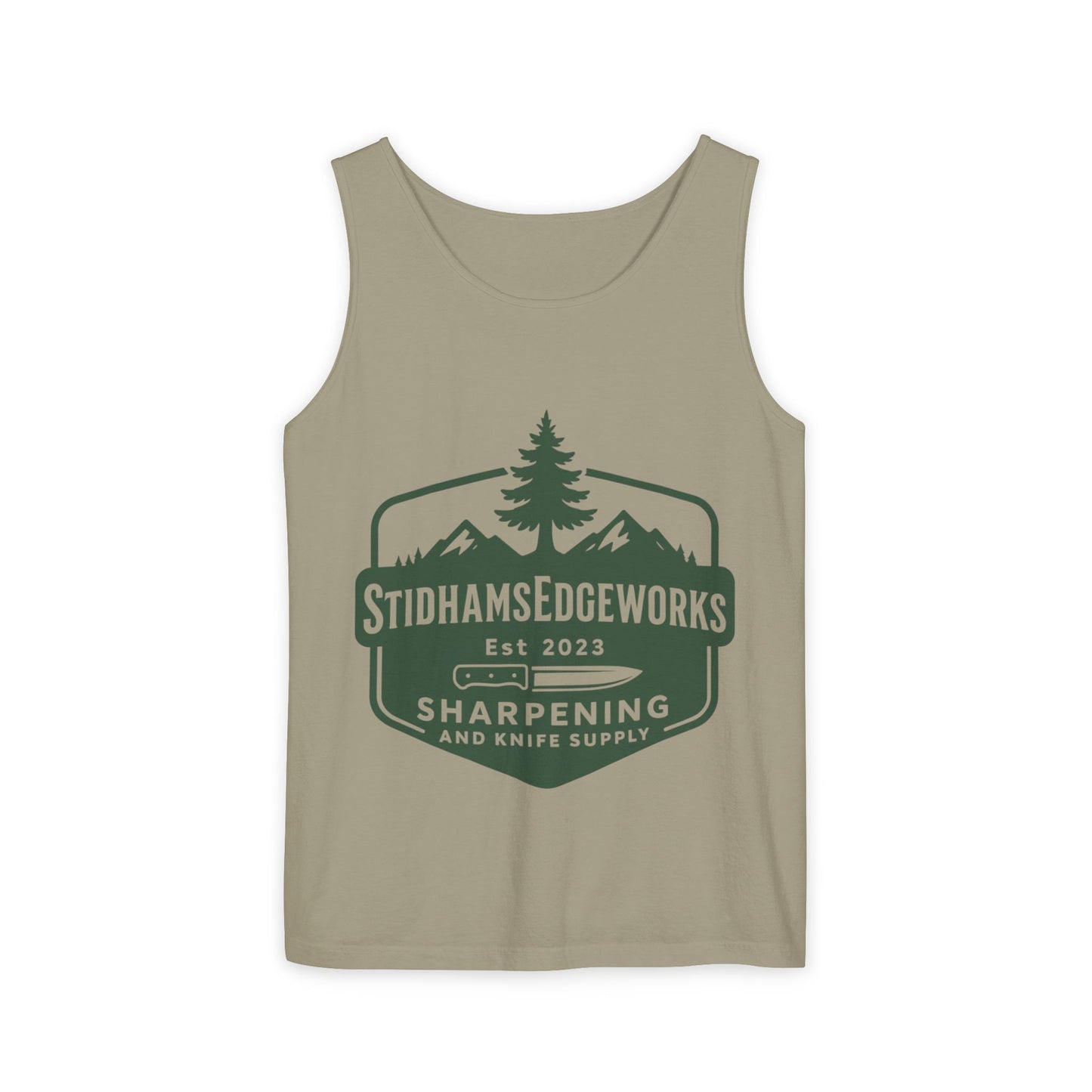 Custom Logo Tank Top for Outdoor Enthusiasts, Perfect for Hiking, Camping, or Casual Summer Wear, Gift for Dad, Sportswear