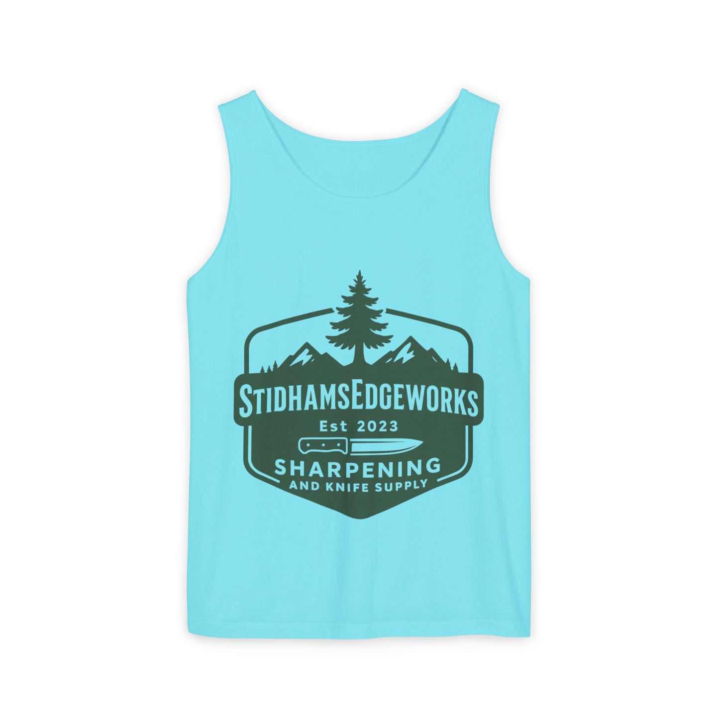 Custom Logo Tank Top for Outdoor Enthusiasts, Perfect for Hiking, Camping, or Casual Summer Wear, Gift for Dad, Sportswear