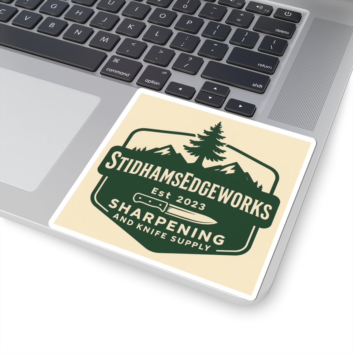 Outdoor Adventure Kiss-Cut Stickers, Rustic Decor, Hiking Gear, Knife Enthusiast Gift, Nature Lover Accessory