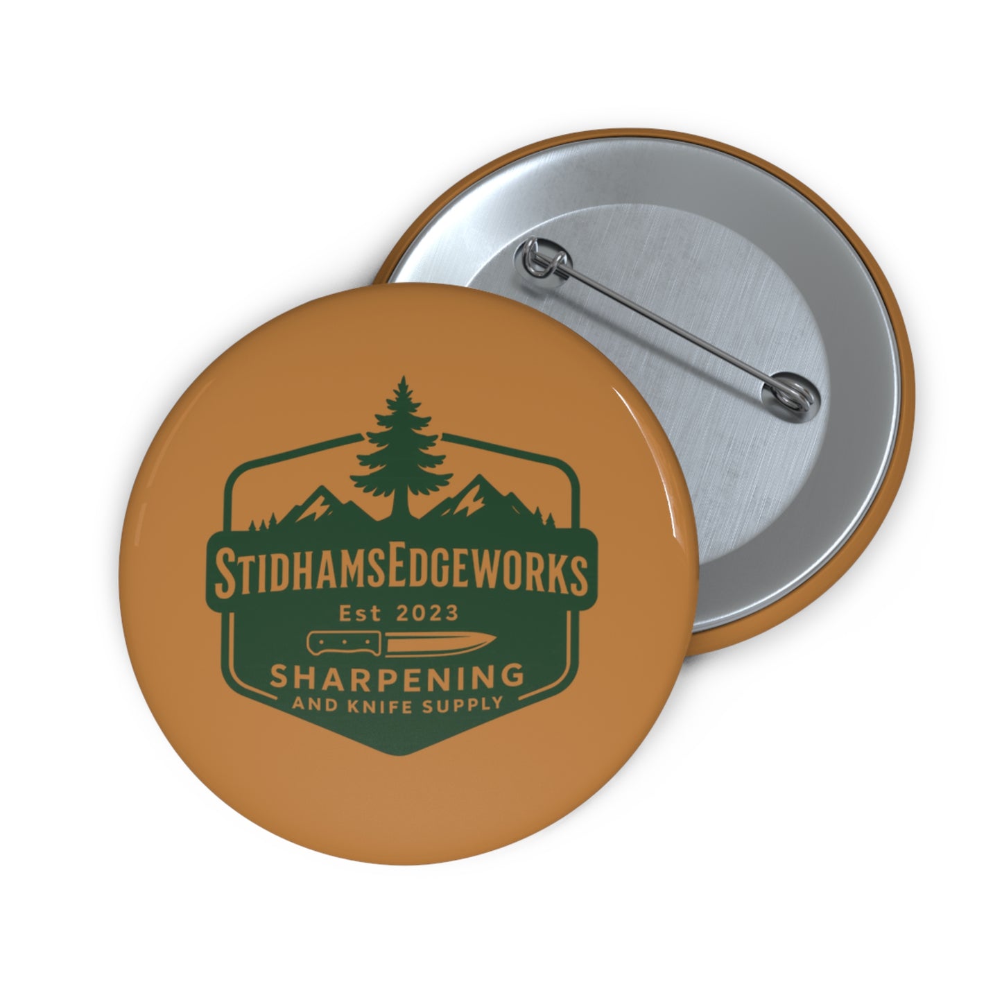 Custom Pin Buttons, Personalized Badge, Fun Accessories, Gift for Hikers, Branding Flair, Unique Keepsake