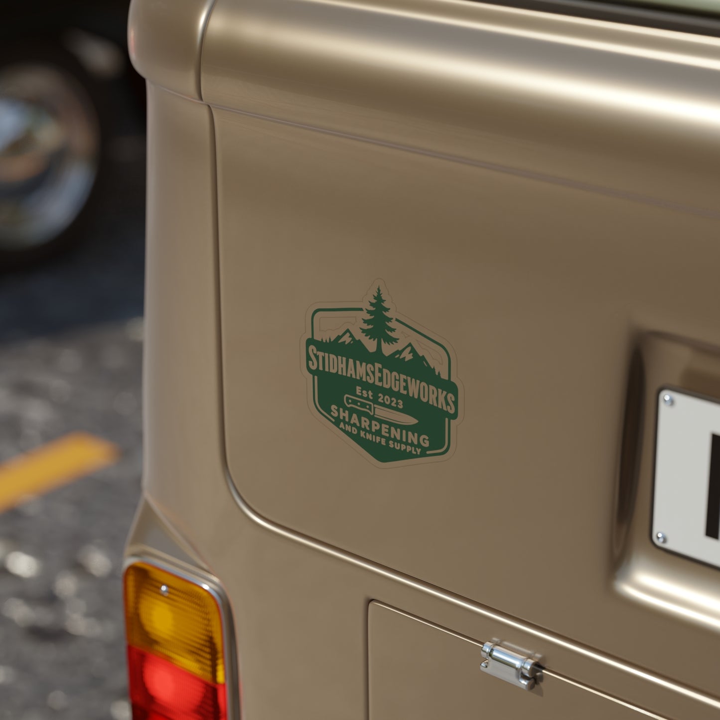 Outdoor Adventure Sticker, Die-Cut Hiking Decor, Backpack Accessories, Waterproof Forest Emblem, Gift for Nature Lovers