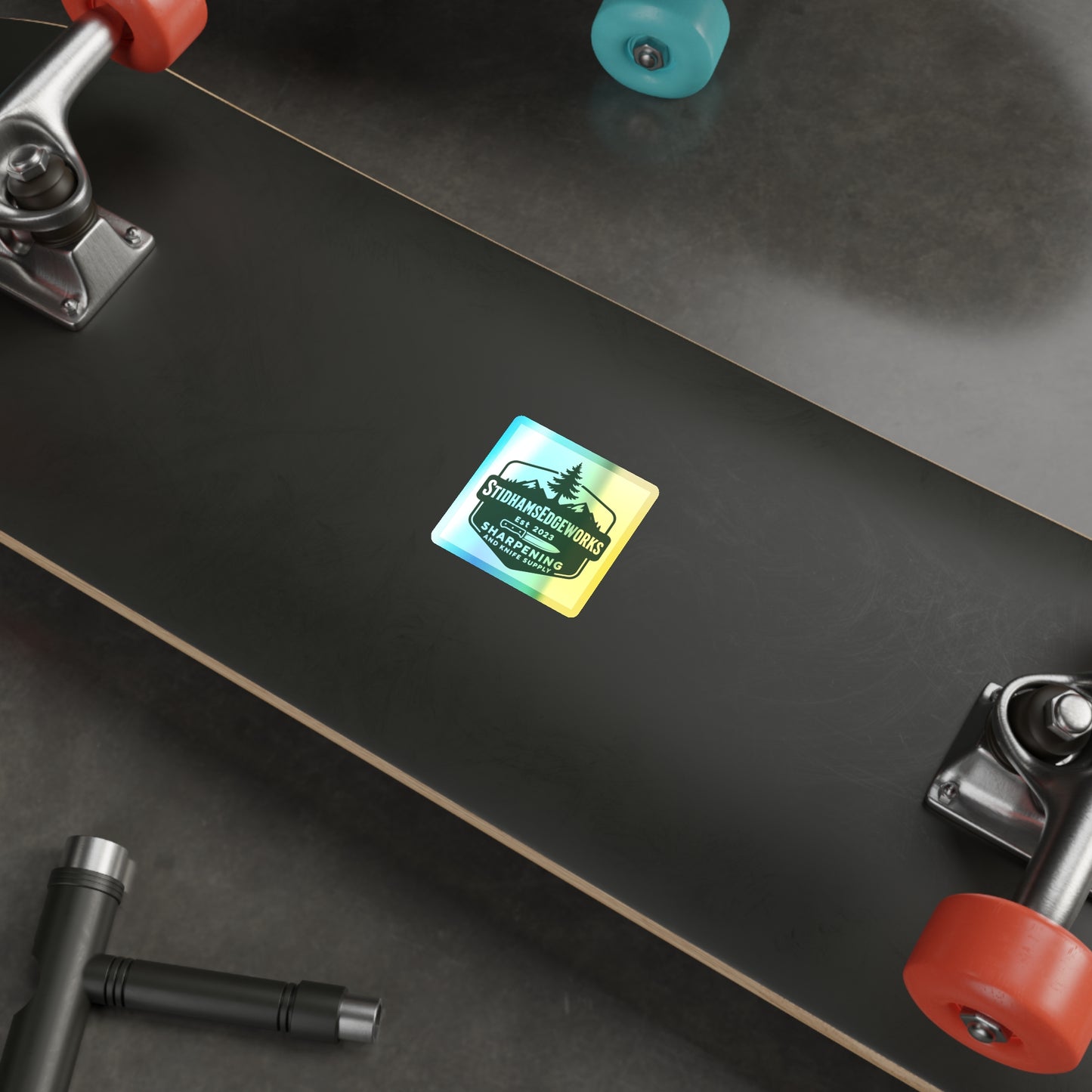 Holographic Outdoor Adventure Stickers | Perfect for Camping, Hiking Gear, Water Bottles, Surfboards, Outdoor Enthusiasts