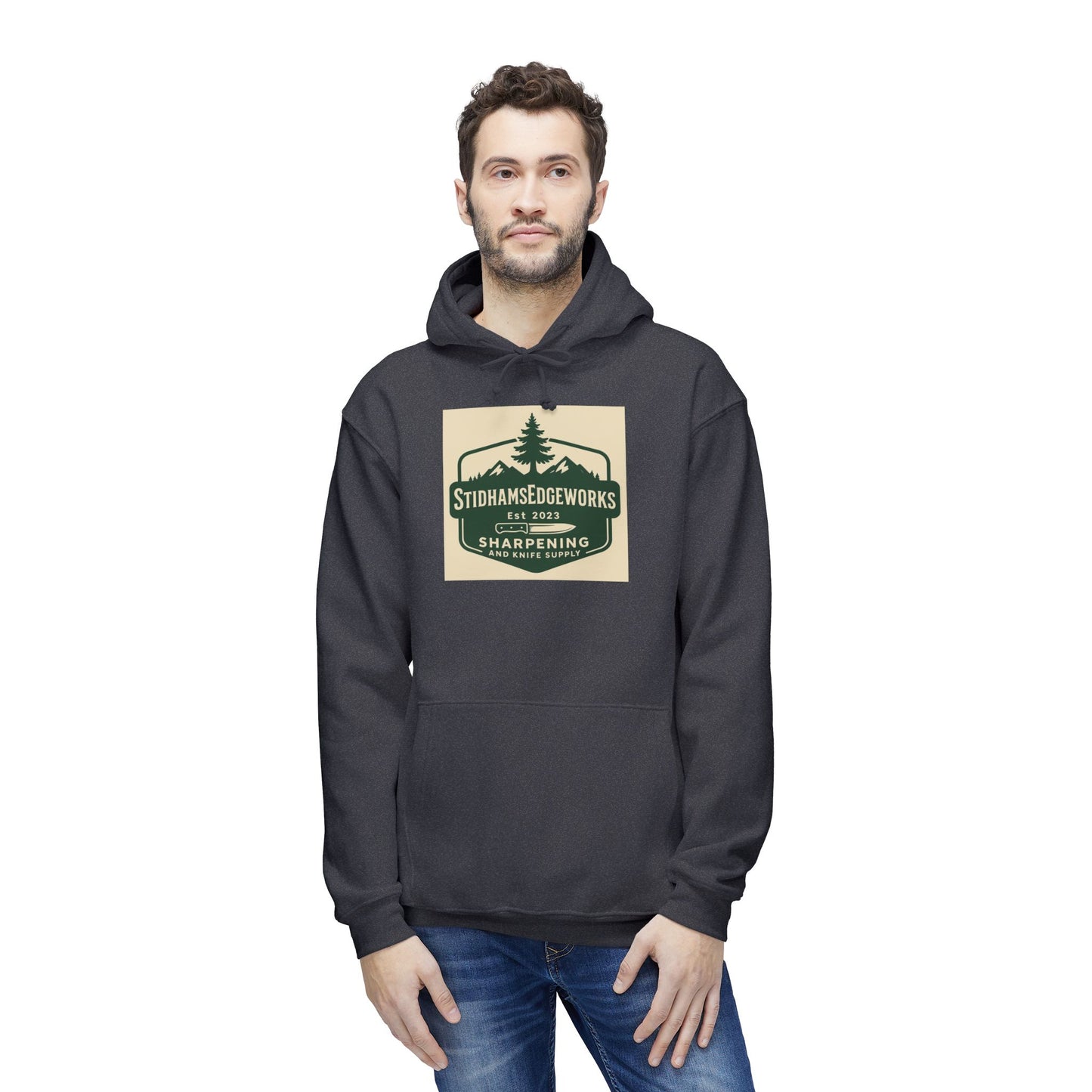 Lumberjack Themed Unisex Hooded Sweatshirt, Cozy Gift for Outdoor Enthusiasts, Tree Lover's Apparel, Perfect for Fall Camping
