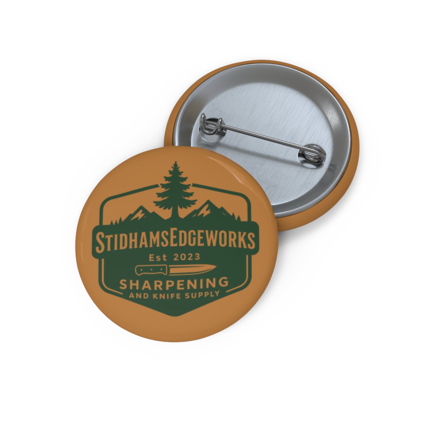 Custom Pin Buttons, Personalized Badge, Fun Accessories, Gift for Hikers, Branding Flair, Unique Keepsake