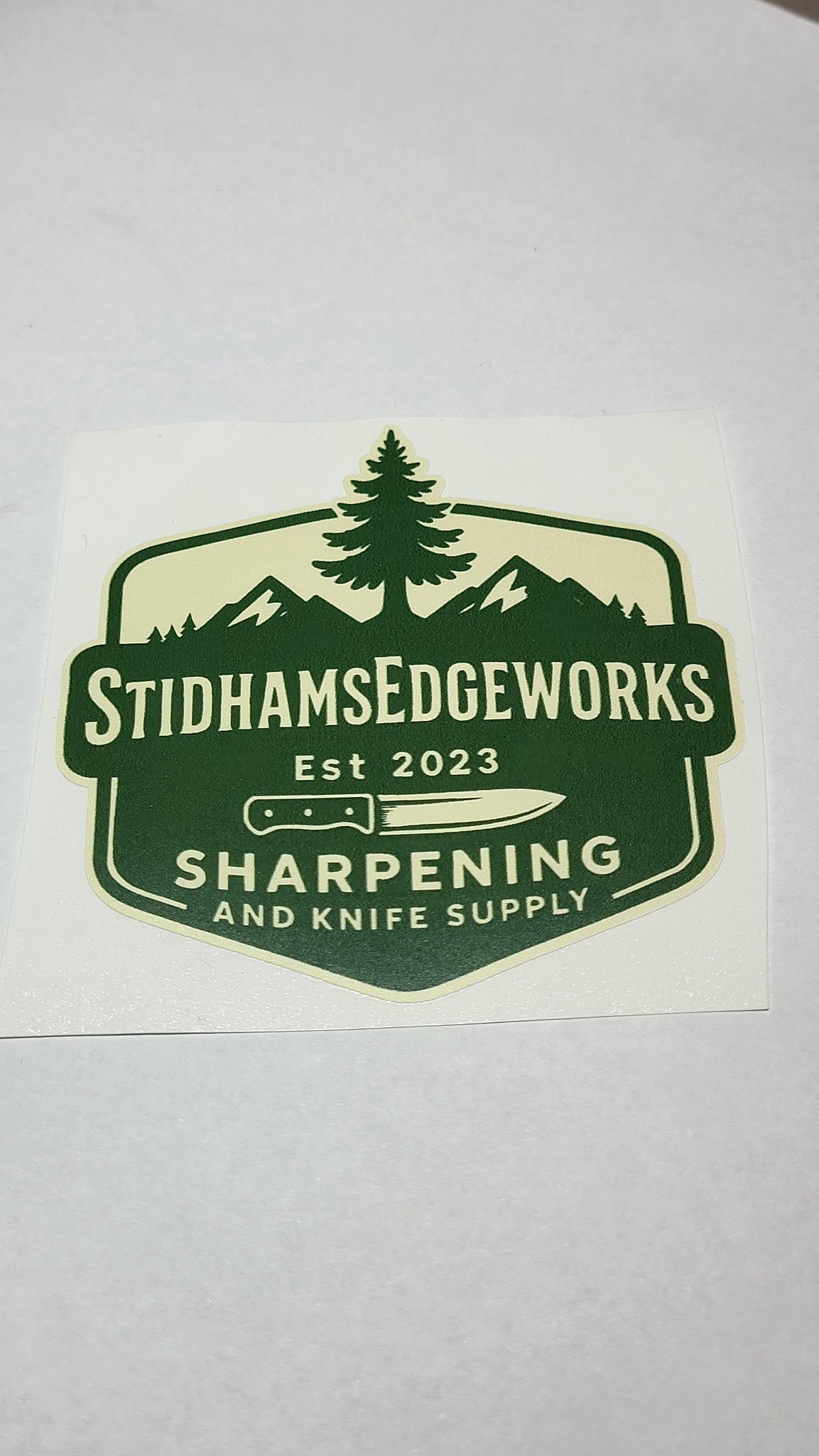 StidhamsEdgeWorks Sharpening, Knife and Supply Sticker