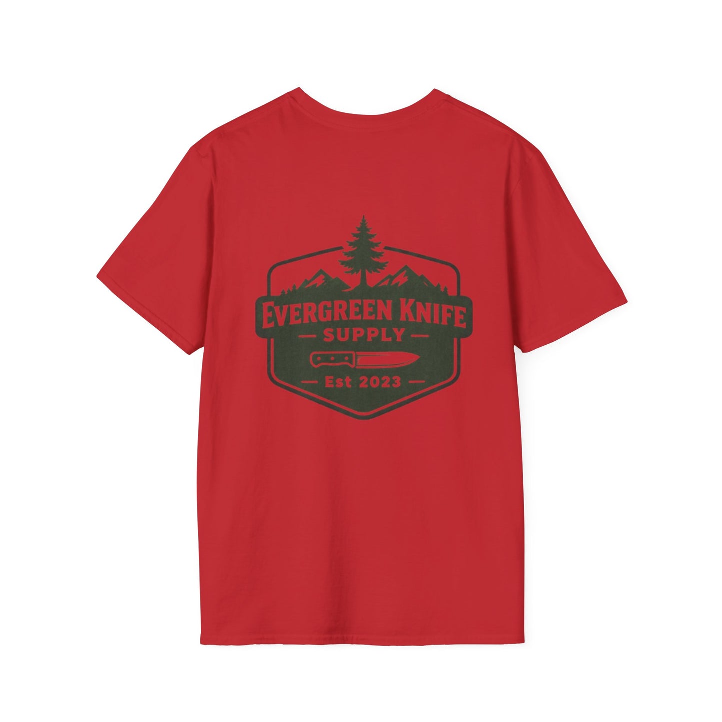 Evergreen Knife Supply Logo T-Shirt — Outdoor Camping Gear Tee