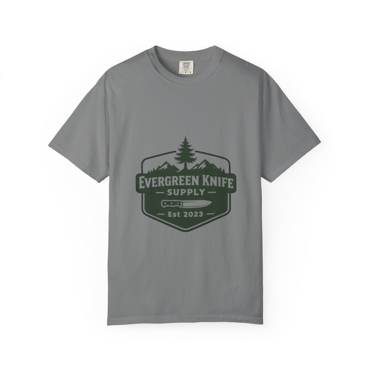 Evergreen Knife Supply T-Shirt — Outdoor Camping Logo Tee