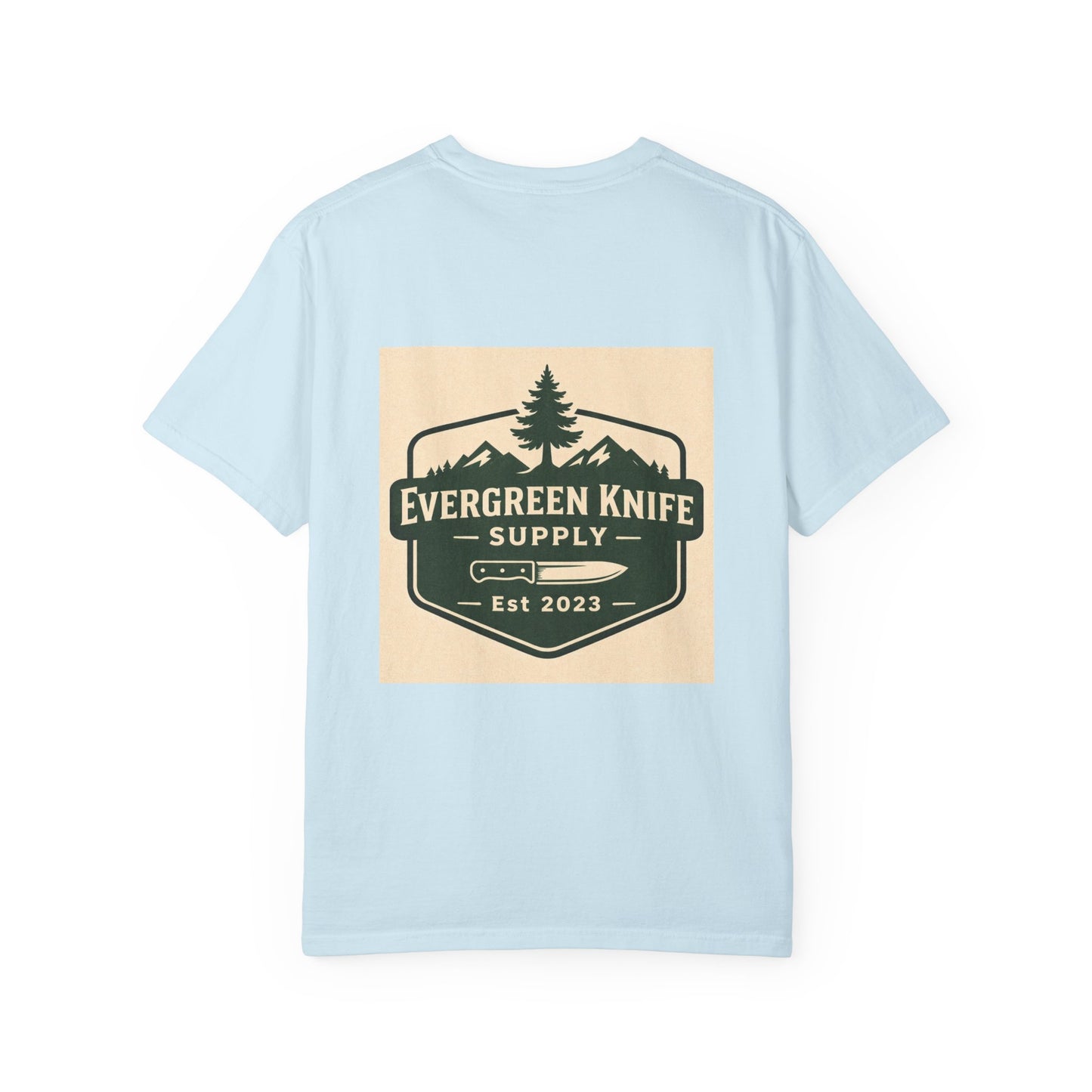 Evergreen Knife Supply T-Shirt — Outdoor Camping Logo Tee