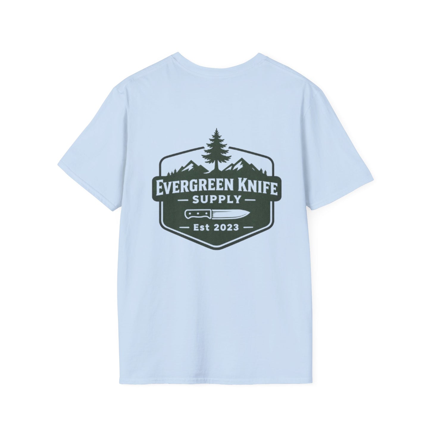 Evergreen Knife Supply Logo T-Shirt — Outdoor Camping Gear Tee