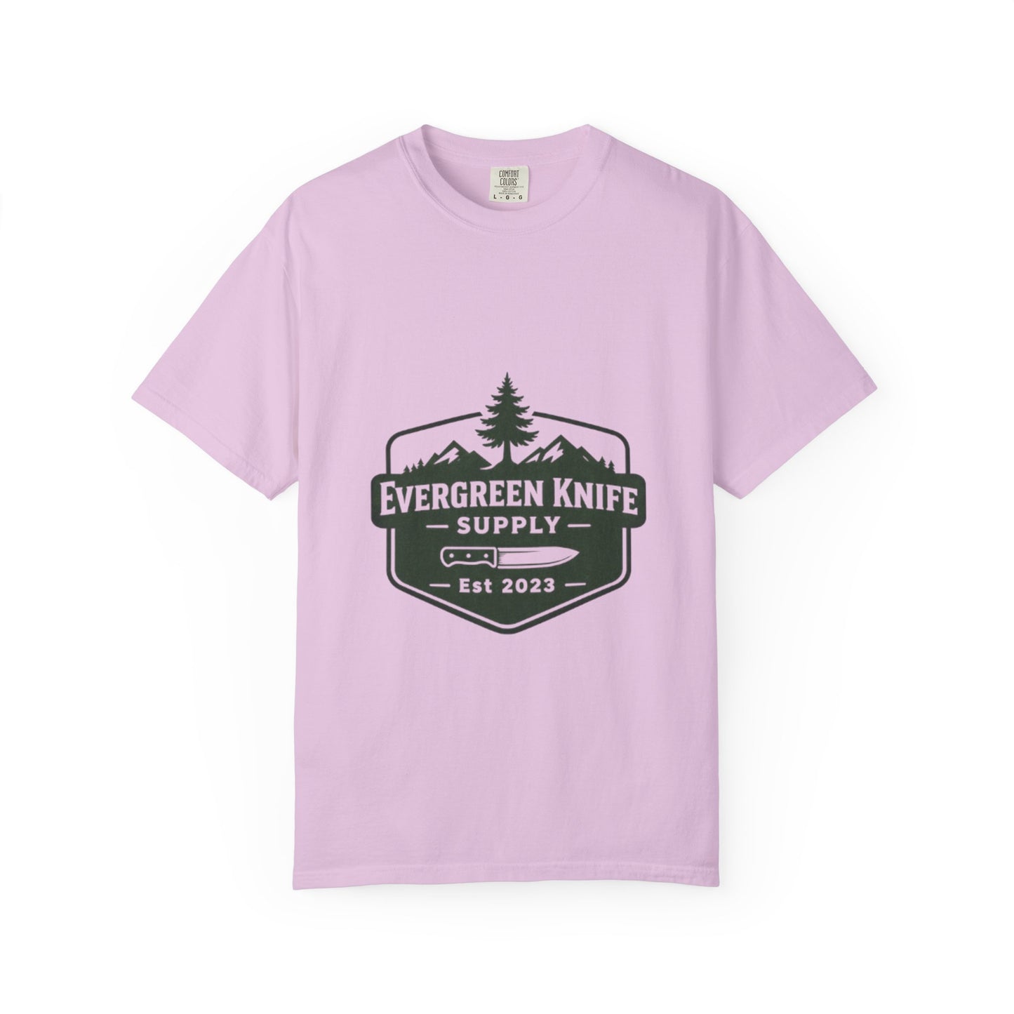 Evergreen Knife Supply T-Shirt — Outdoor Camping Logo Tee