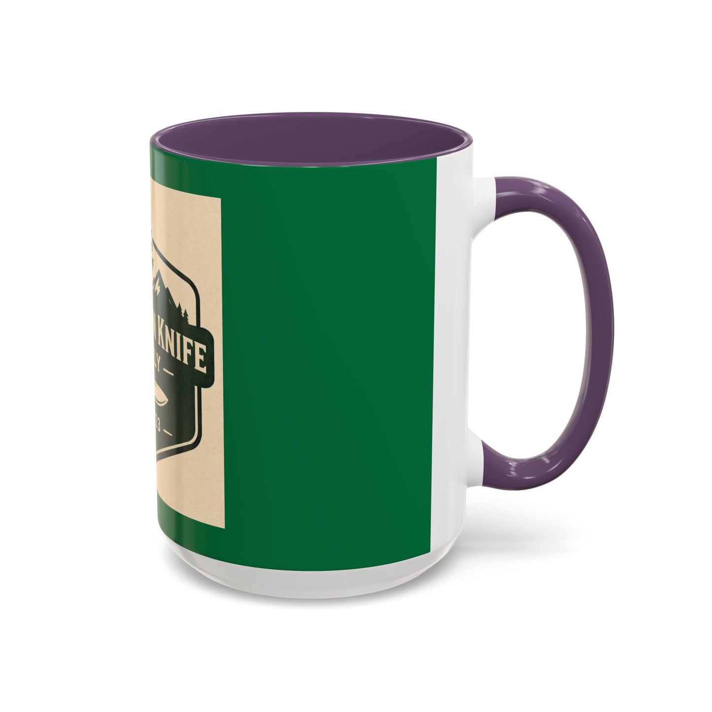 Evergreen Knife Supply Coffee Mug — Rustic Outdoor Camper 11/15oz Accent Mug