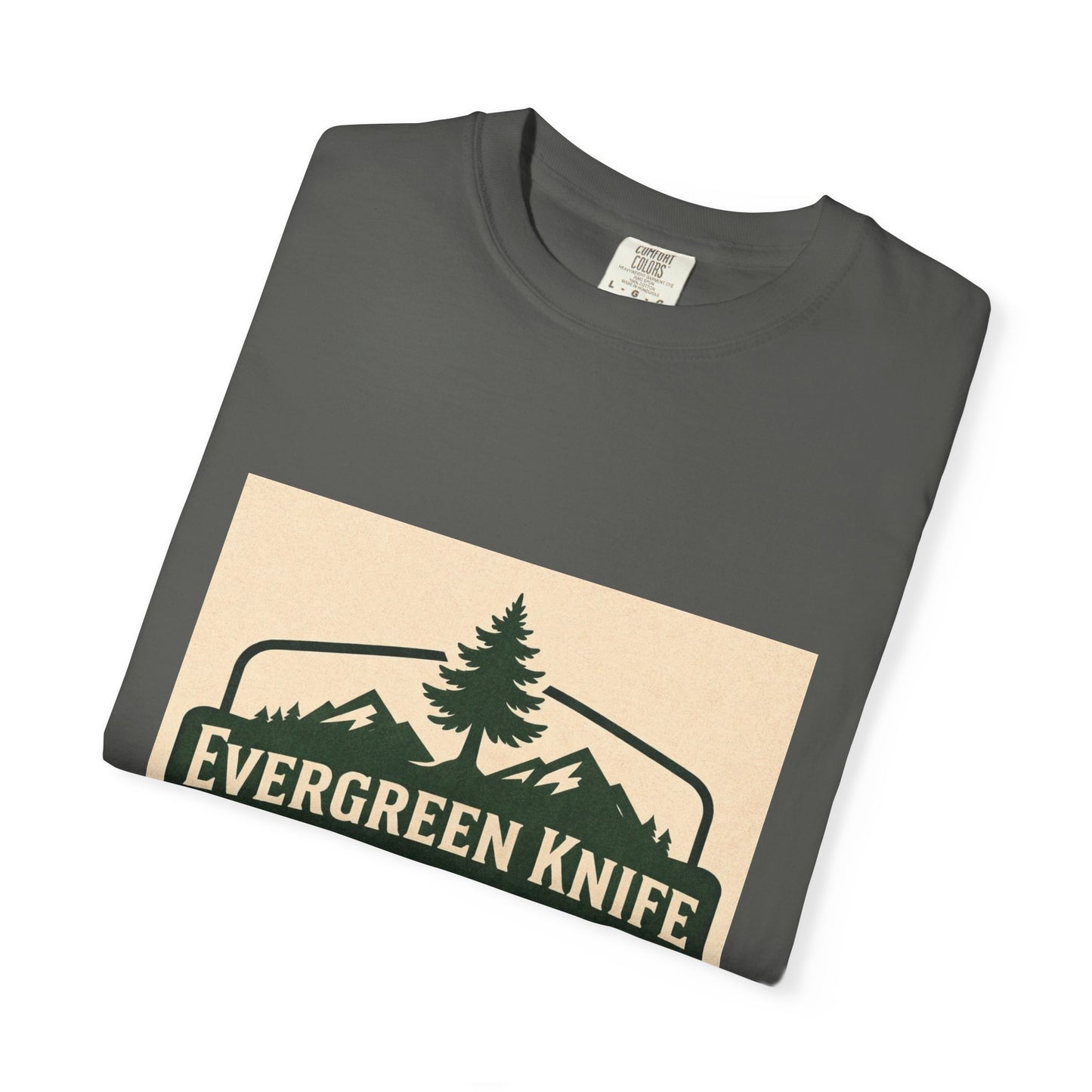 Evergreen Knife Supply T-Shirt — Outdoor Camping Logo Tee
