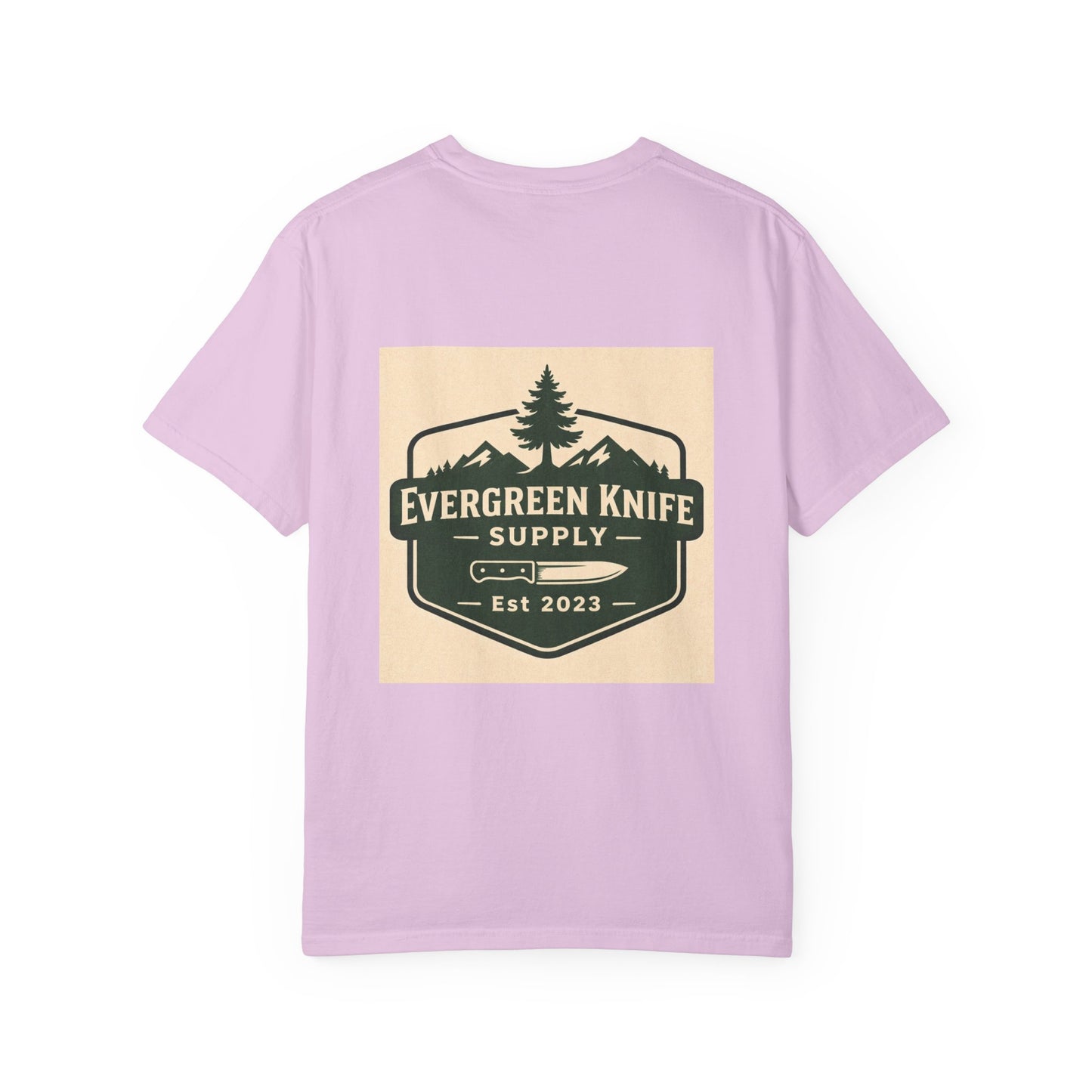 Evergreen Knife Supply T-Shirt — Outdoor Camping Logo Tee