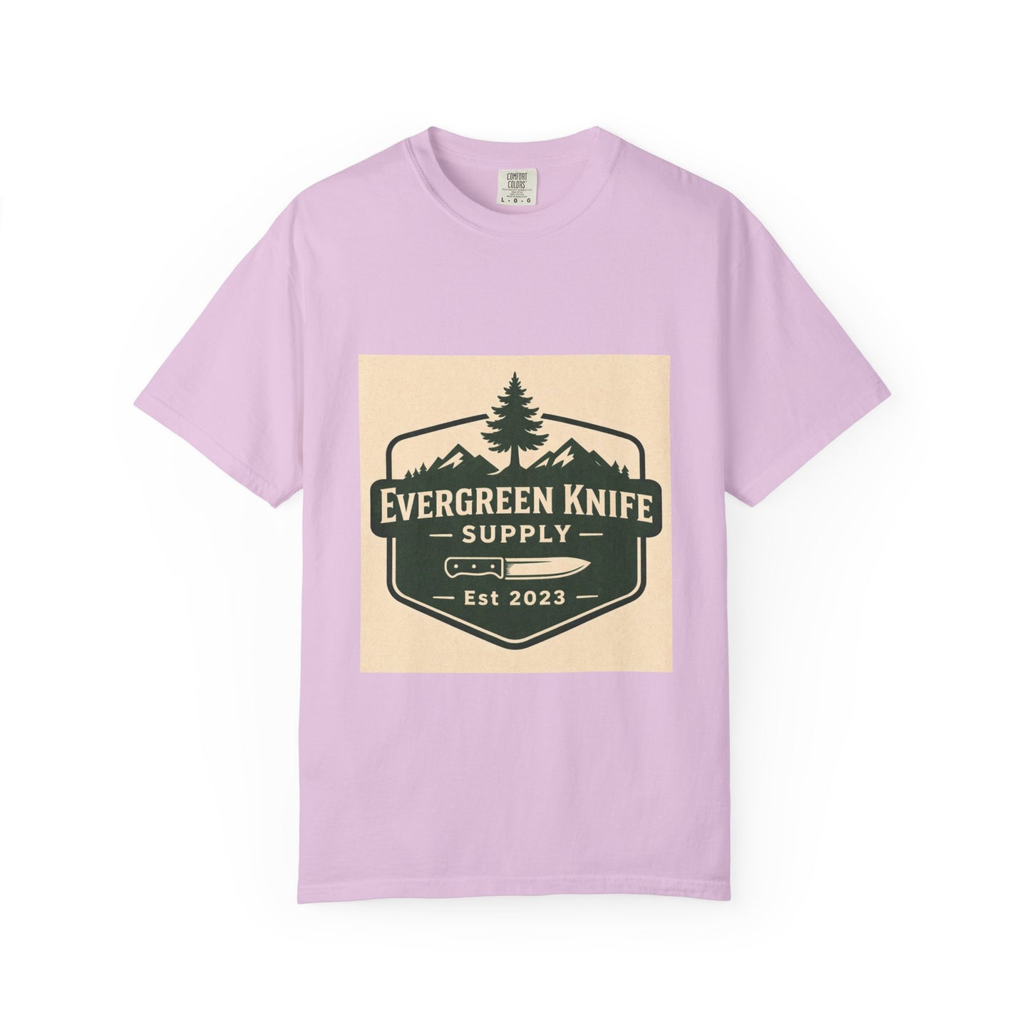 Evergreen Knife Supply T-Shirt — Outdoor Camping Logo Tee