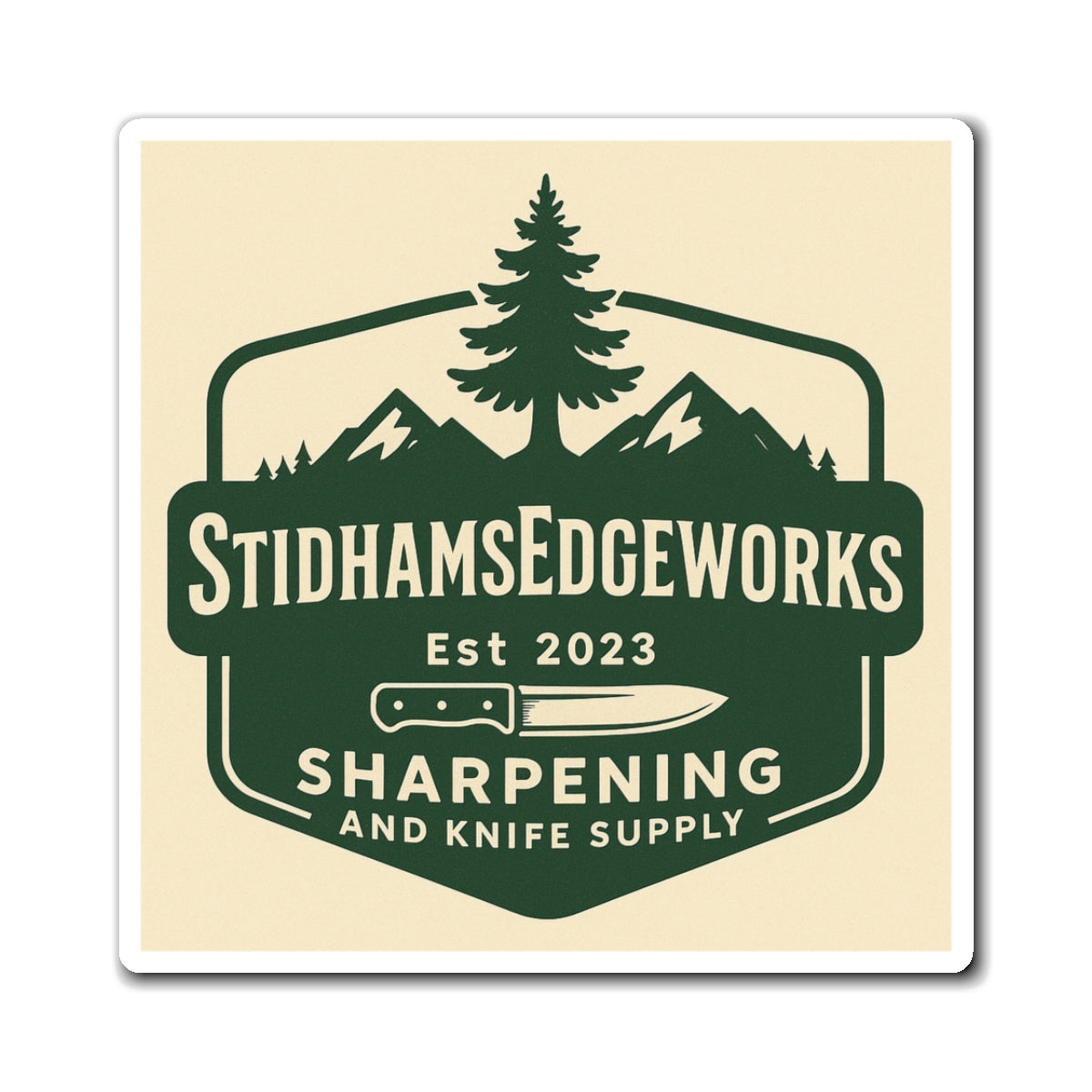 Custom Knife Supply Magnets, Outdoor Decor, Kitchen Accessory, Gift for Chefs, Nature Lover's Gift, Travel Souvenir