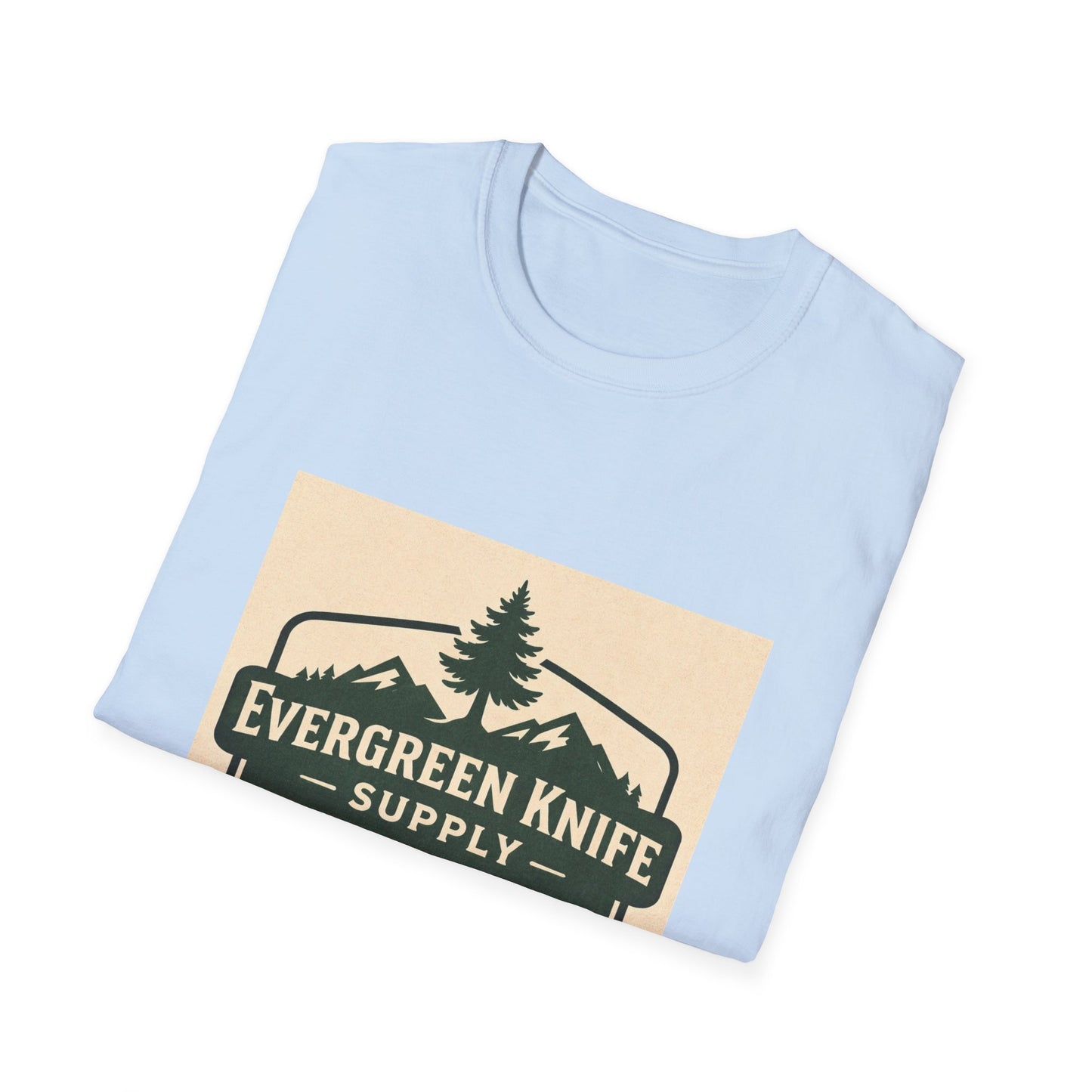 Evergreen Knife Supply Logo T-Shirt — Outdoor Camping Gear Tee