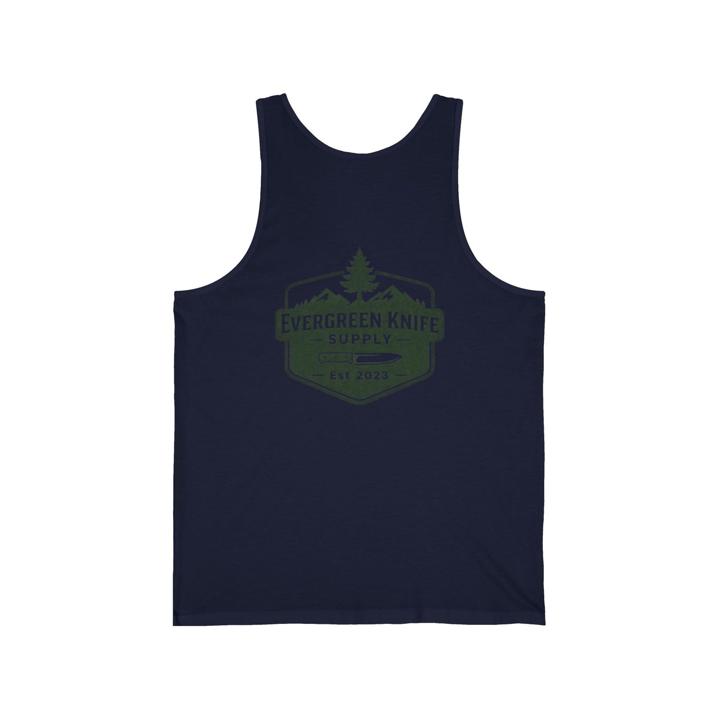 Evergreen Knife Supply Tank Top — Outdoor Camping Logo Vest