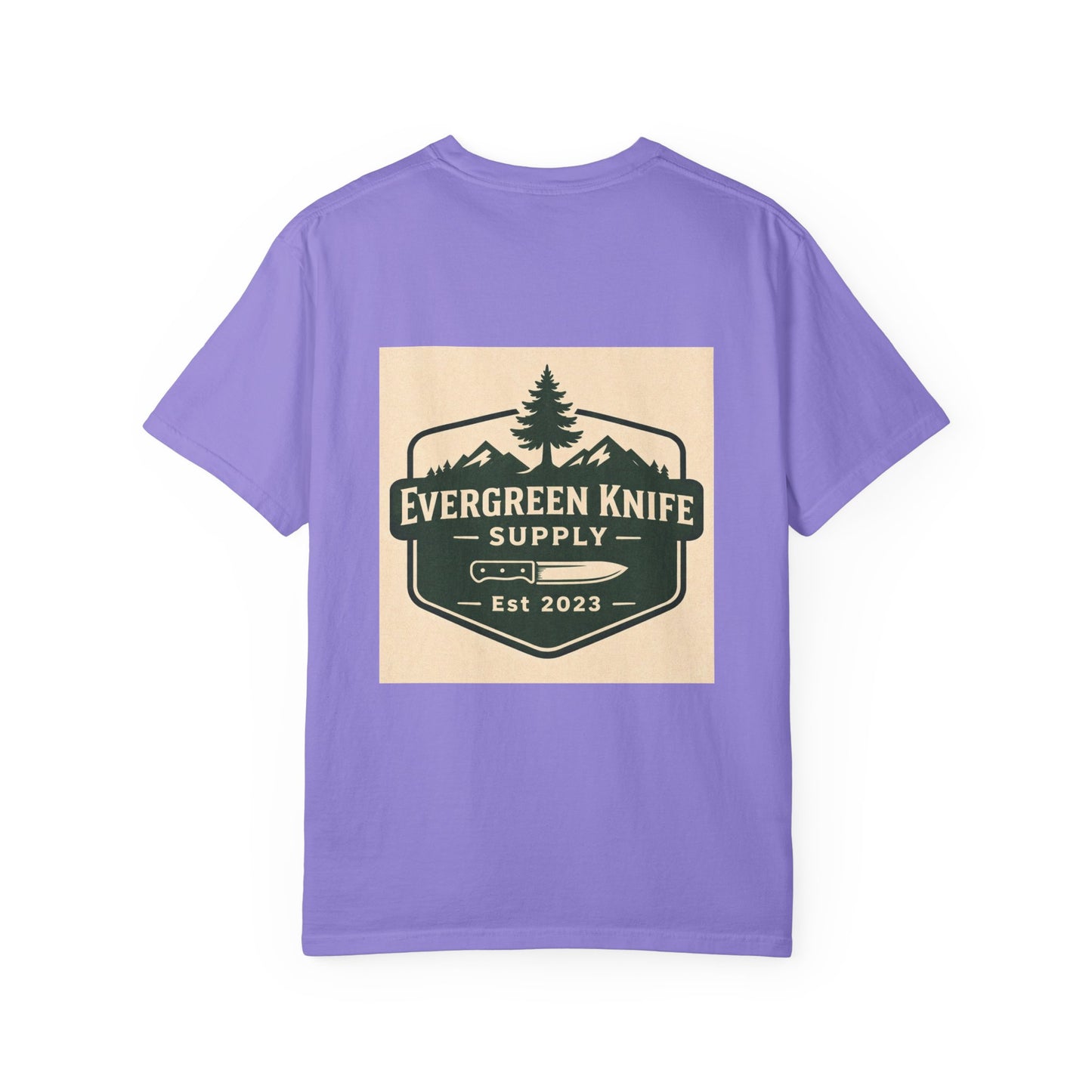 Evergreen Knife Supply T-Shirt — Outdoor Camping Logo Tee