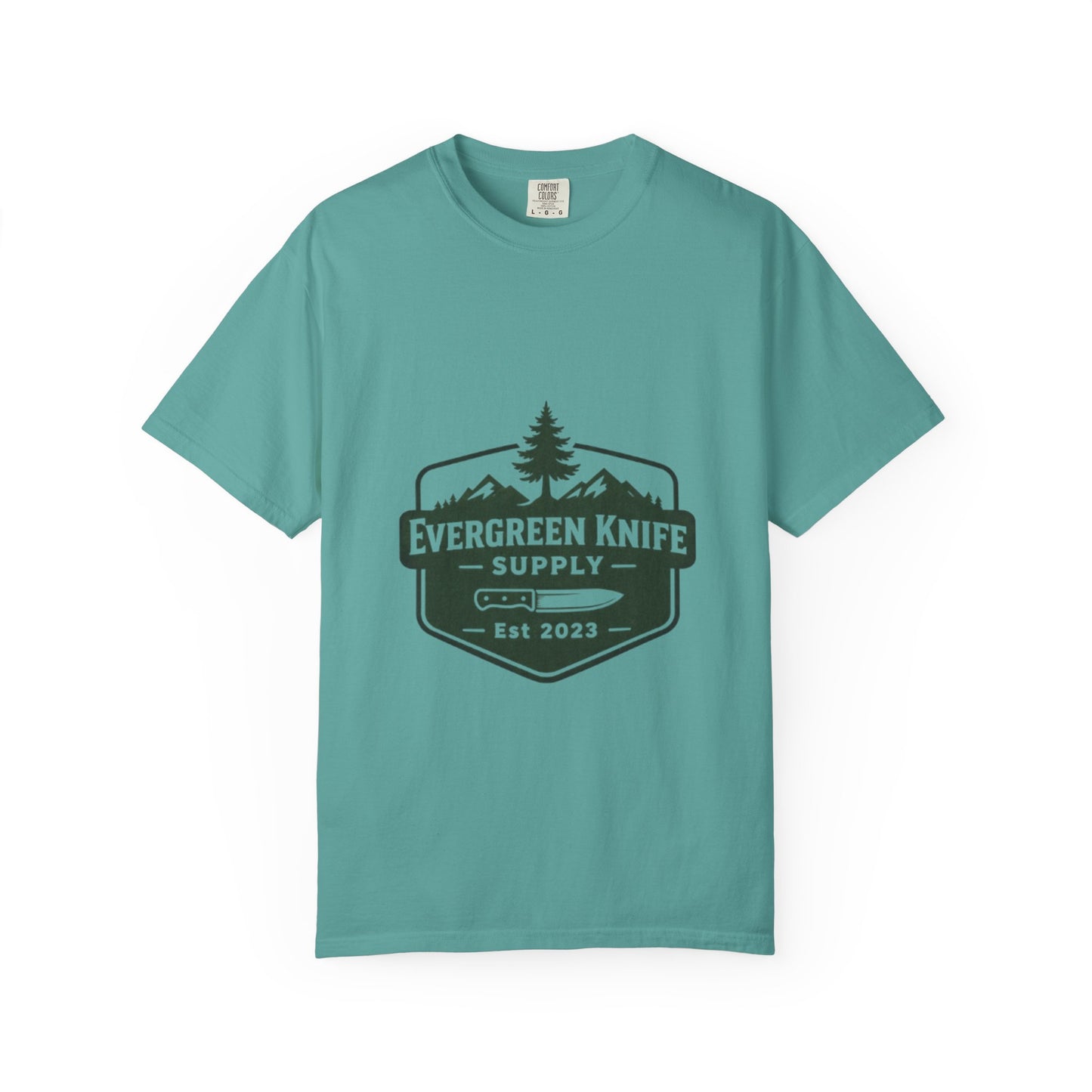 Evergreen Knife Supply T-Shirt — Outdoor Camping Logo Tee