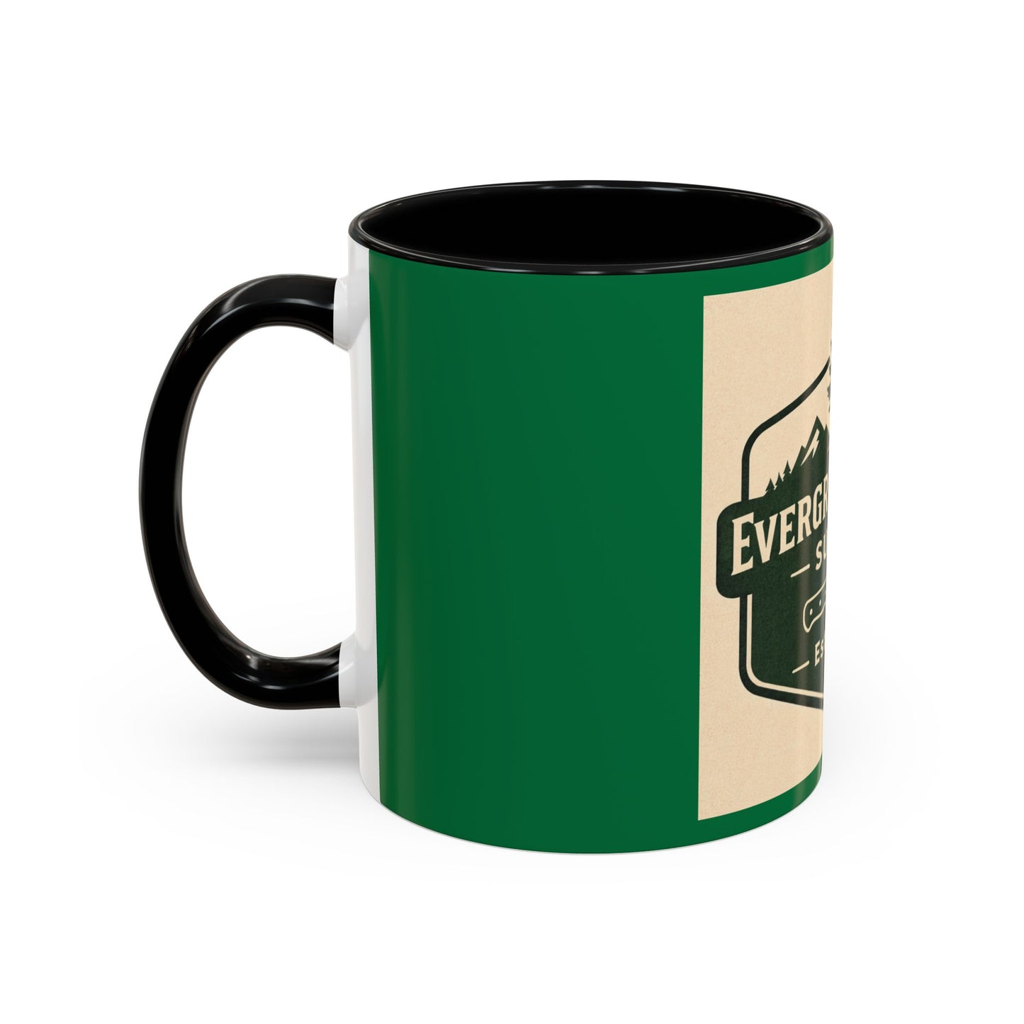 Evergreen Knife Supply Coffee Mug — Rustic Outdoor Camper 11/15oz Accent Mug