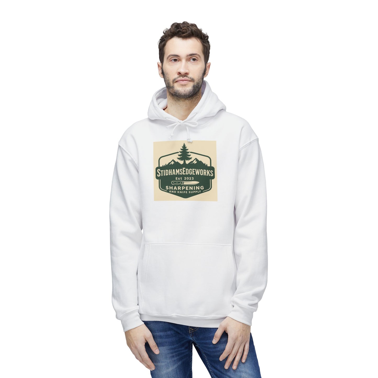 Lumberjack Themed Unisex Hooded Sweatshirt, Cozy Gift for Outdoor Enthusiasts, Tree Lover's Apparel, Perfect for Fall Camping