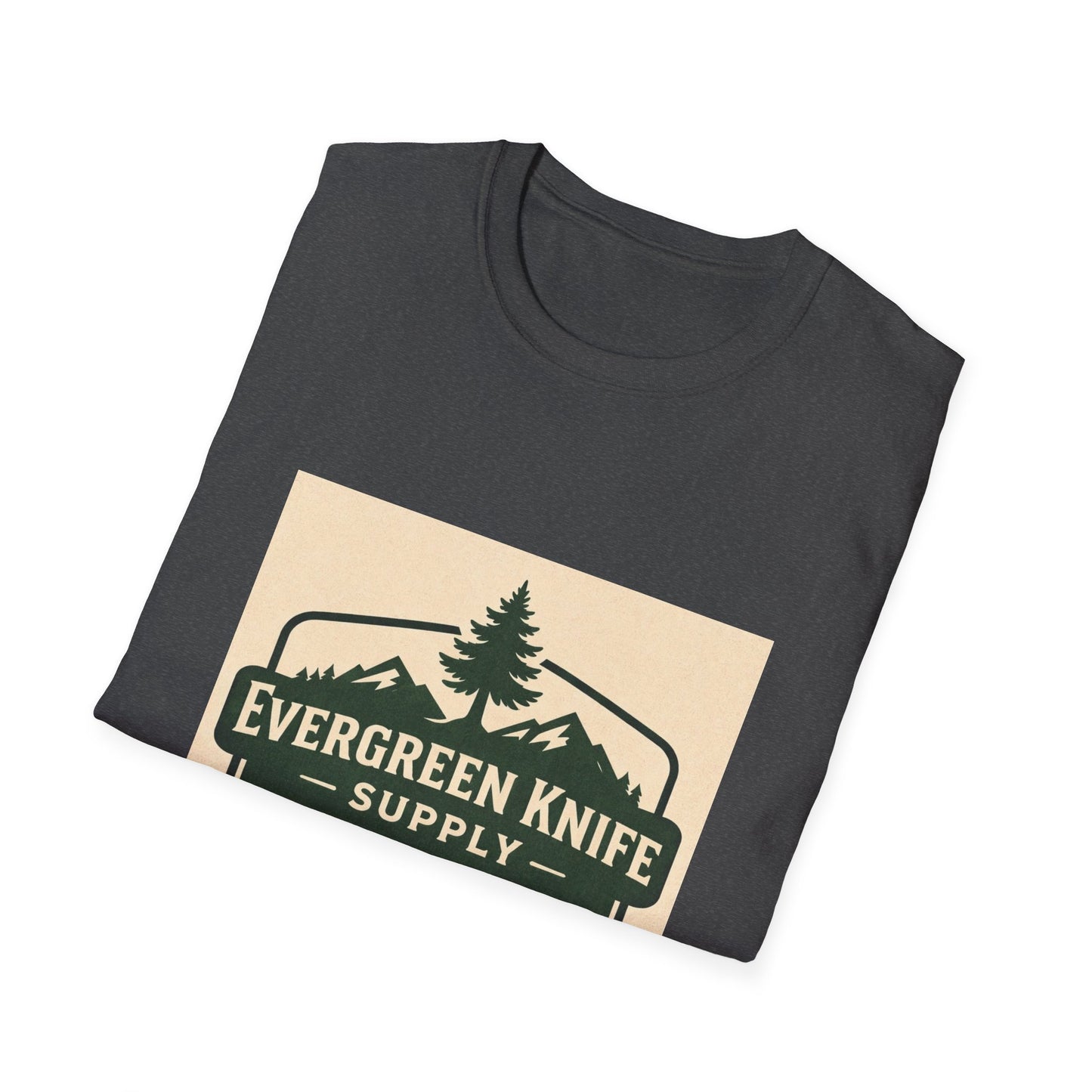 Evergreen Knife Supply Logo T-Shirt — Outdoor Camping Gear Tee