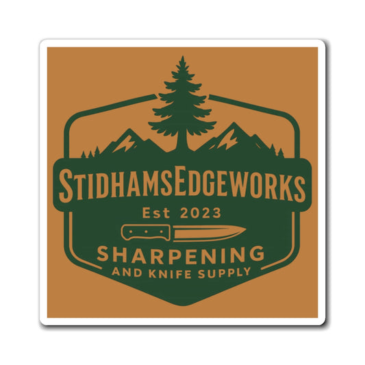 Outdoor Adventure Magnet for Knife Enthusiasts, Hiking Decor, Kitchen Accessories, Gift for Craftsmen, Rustic Home Decor