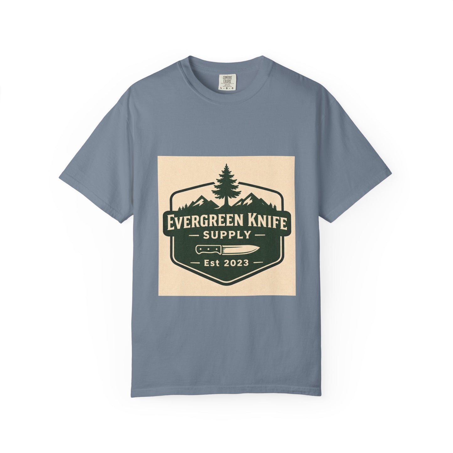 Evergreen Knife Supply T-Shirt — Outdoor Camping Logo Tee