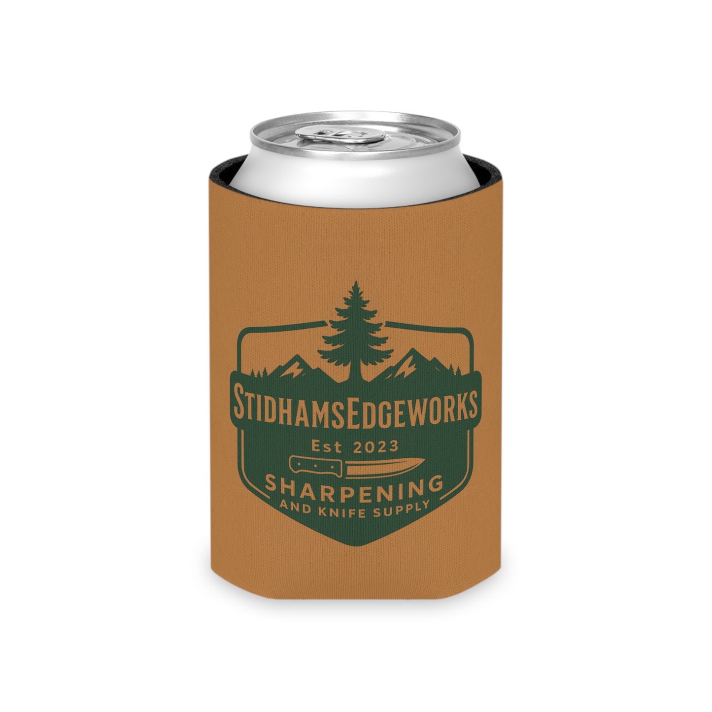 Outdoor Adventure Can Cooler, Personalized Gift for Dad, Camping Accessory, Birthday Present, BBQ Essential, Brewery Keepsake