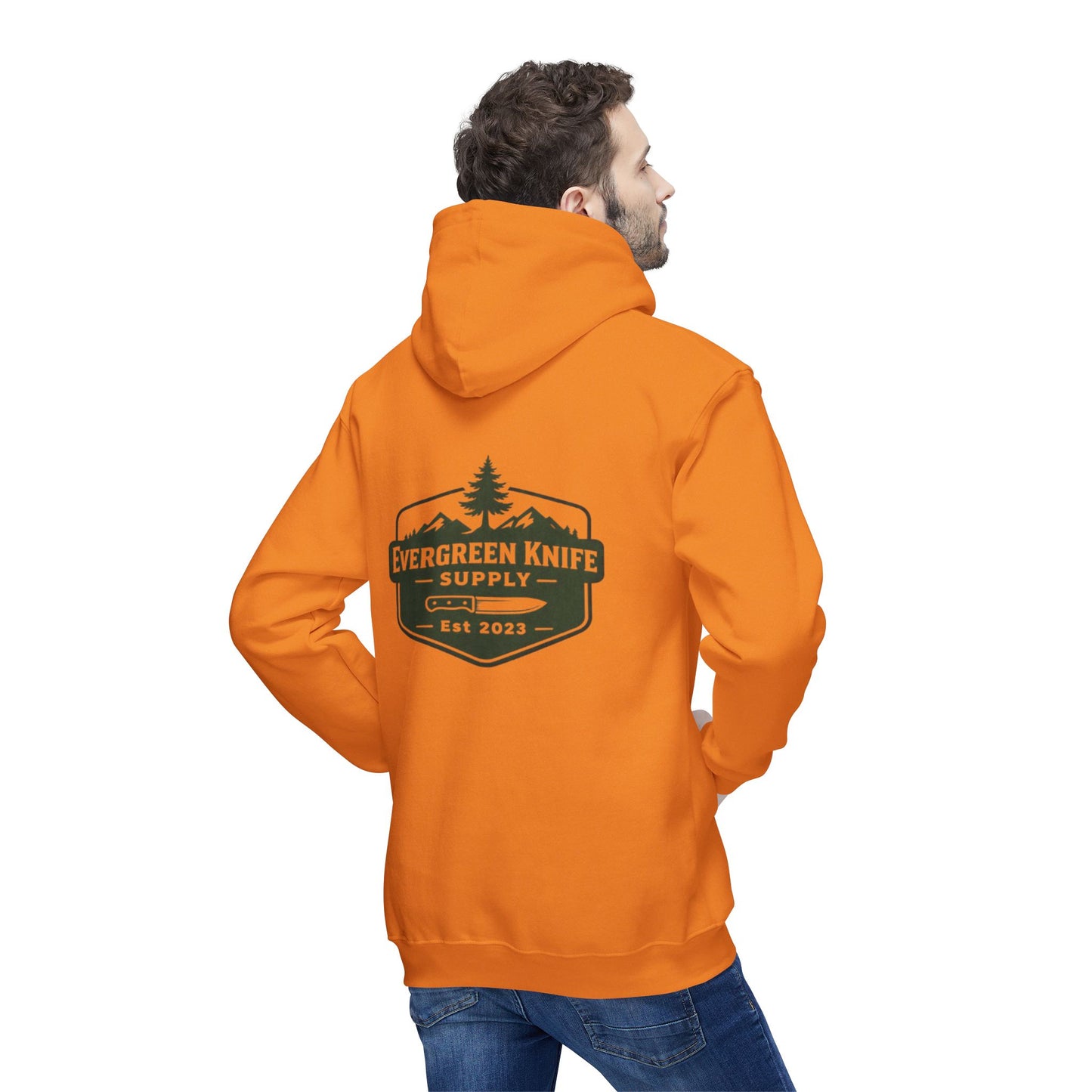 Lumberjack Themed Unisex Hooded Sweatshirt, Cozy Gift for Outdoor Enthusiasts, Tree Lover's Apparel, Perfect for Fall Camping