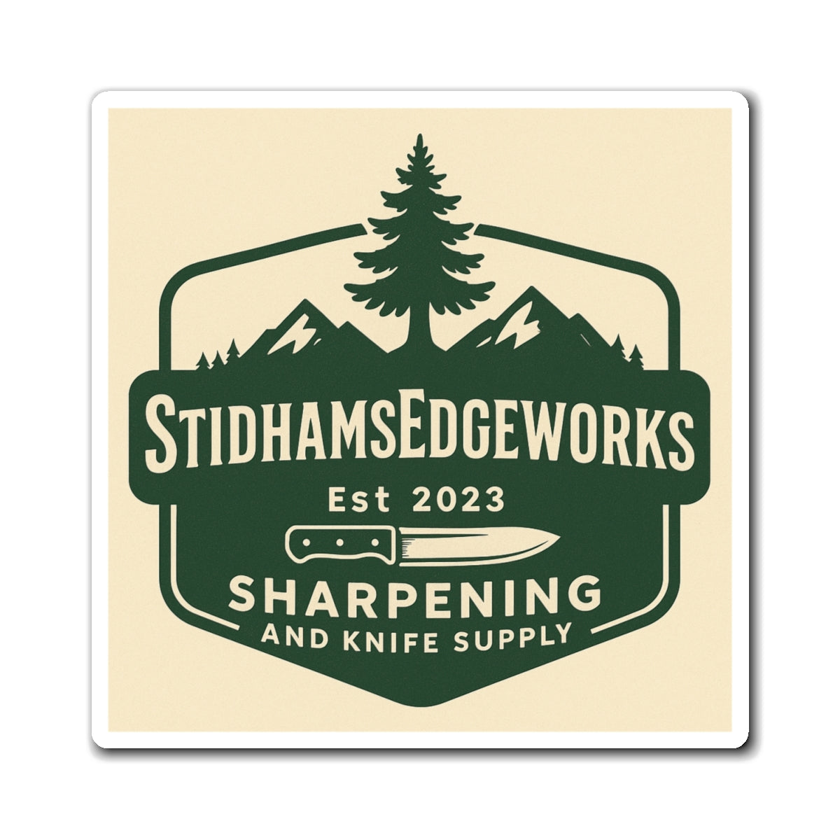 Custom Knife Supply Magnets, Outdoor Decor, Kitchen Accessory, Gift for Chefs, Nature Lover's Gift, Travel Souvenir