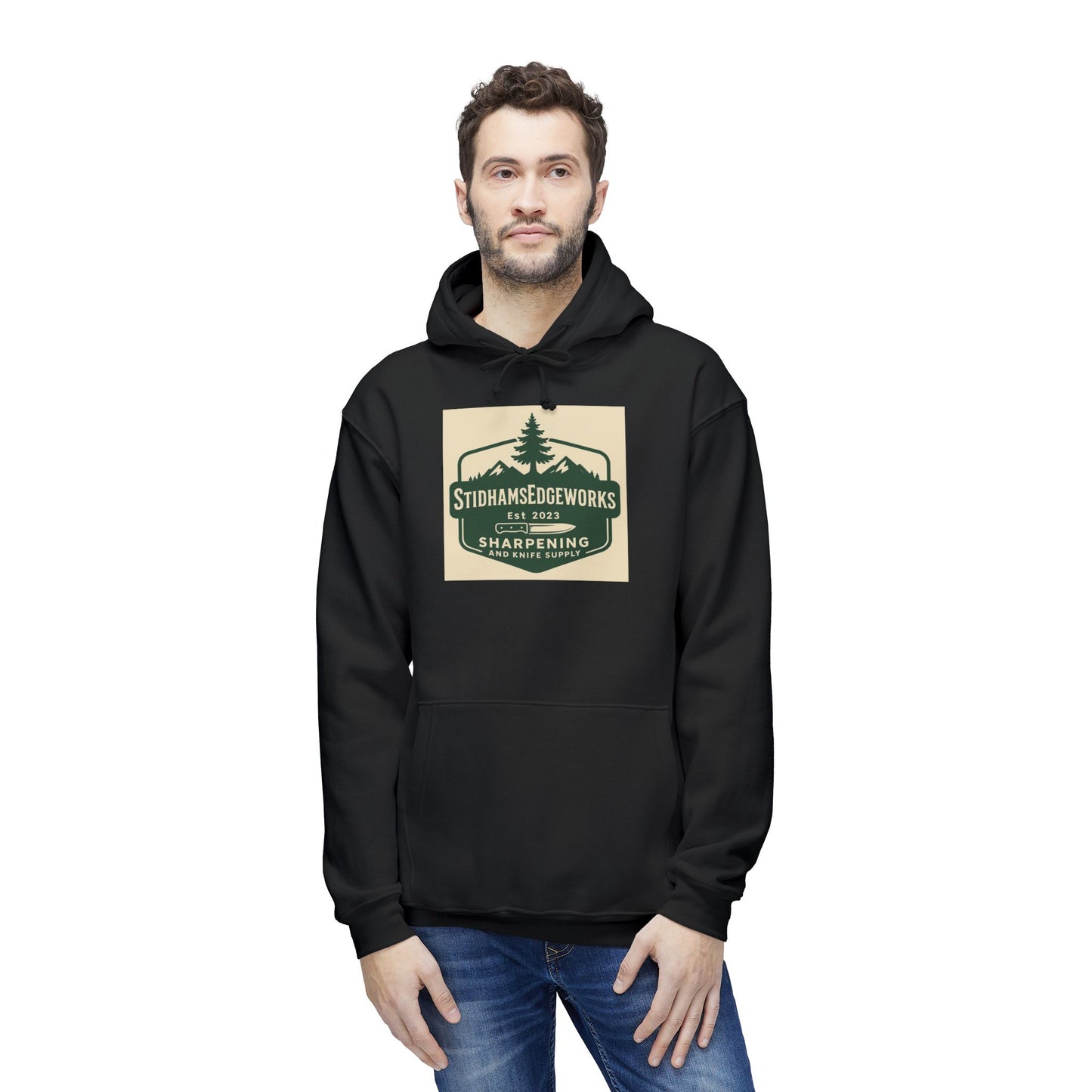 Lumberjack Themed Unisex Hooded Sweatshirt, Cozy Gift for Outdoor Enthusiasts, Tree Lover's Apparel, Perfect for Fall Camping