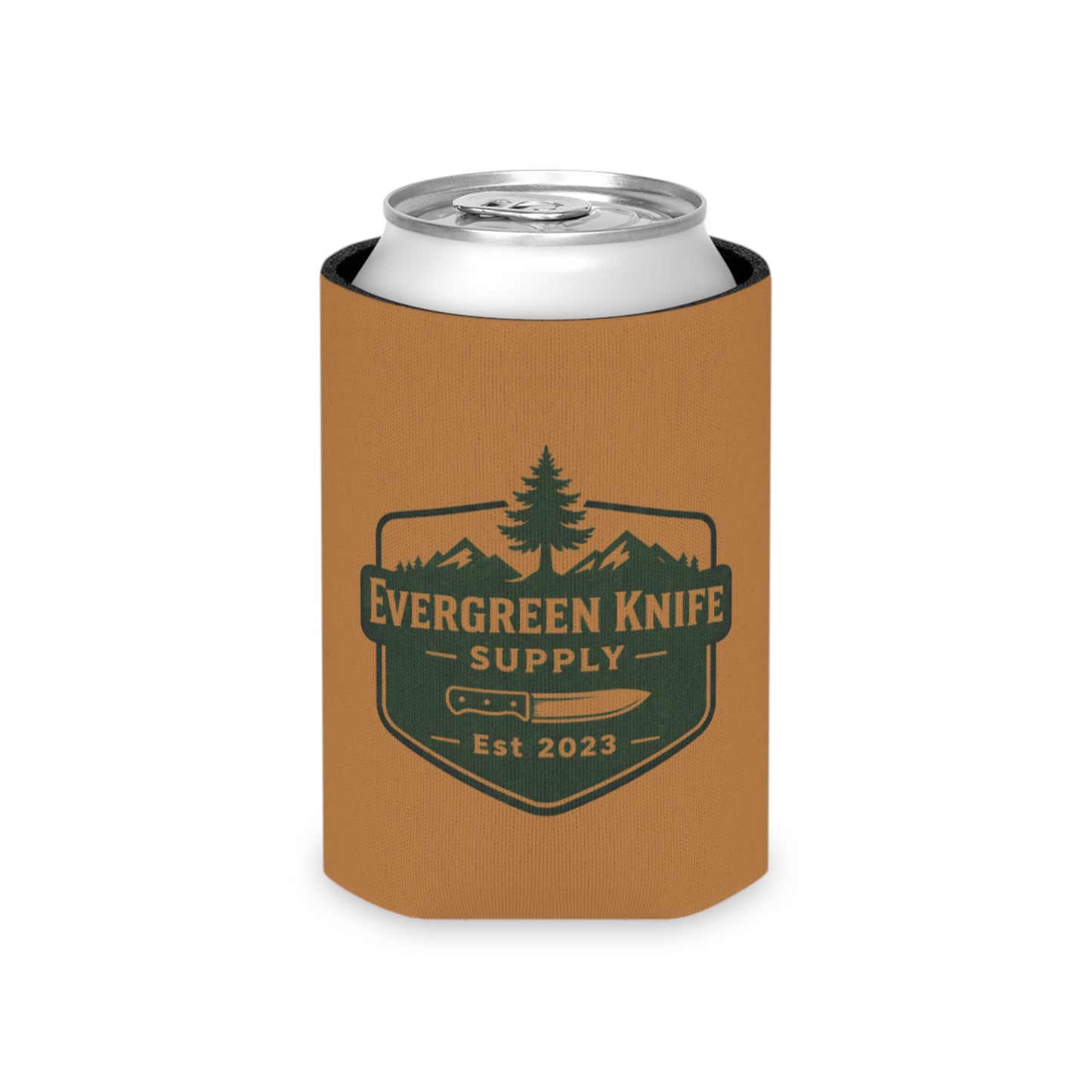 Outdoor Adventure Can Cooler, Personalized Gift for Dad, Camping Accessory, Birthday Present, BBQ Essential, Brewery Keepsake