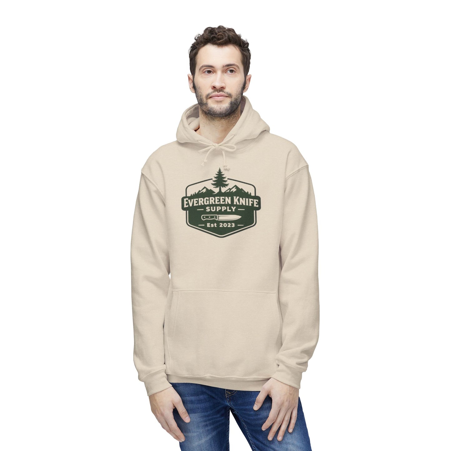 Lumberjack Themed Unisex Hooded Sweatshirt, Cozy Gift for Outdoor Enthusiasts, Tree Lover's Apparel, Perfect for Fall Camping