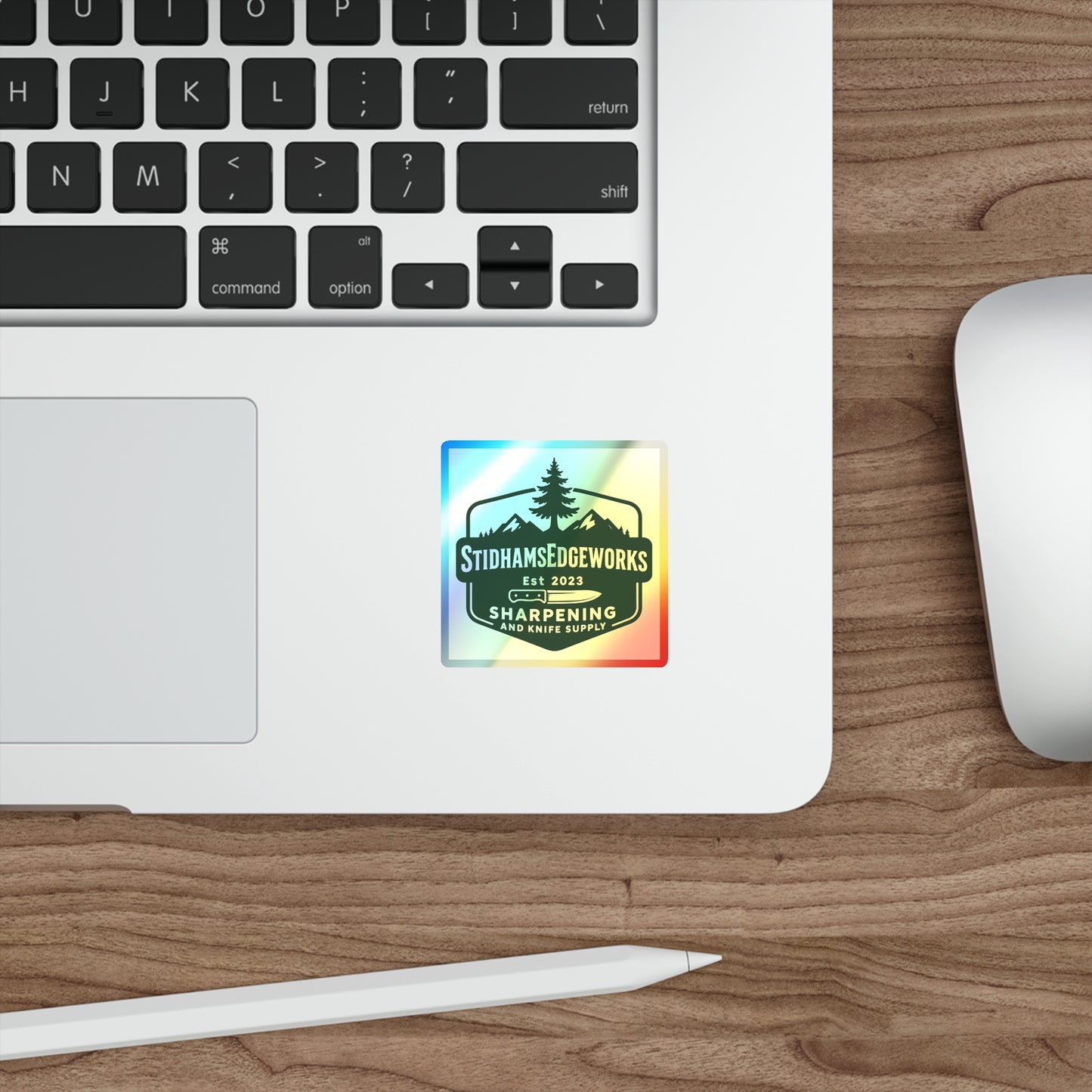 Holographic Outdoor Adventure Stickers | Perfect for Camping, Hiking Gear, Water Bottles, Surfboards, Outdoor Enthusiasts