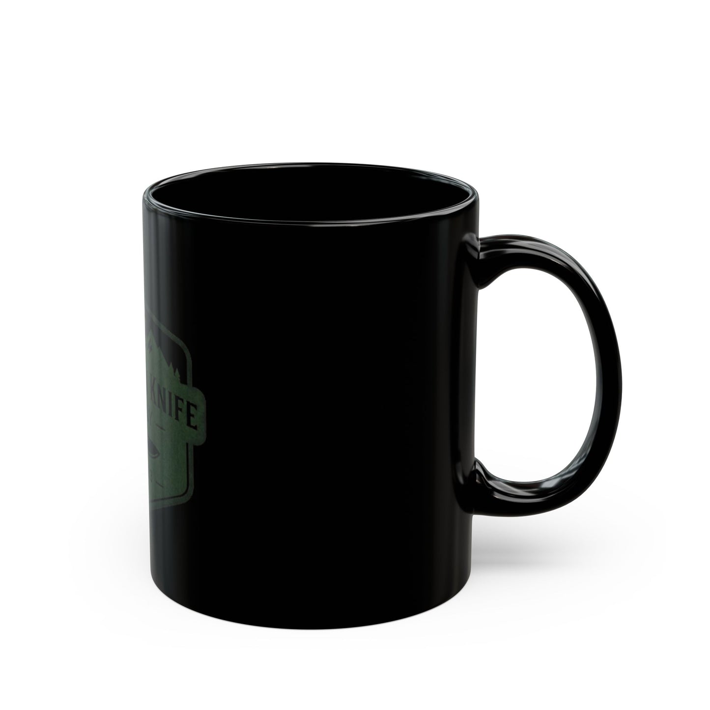 Evergreen Knife Supply Logo Mug — Black Coffee Cup (11oz, 15oz)