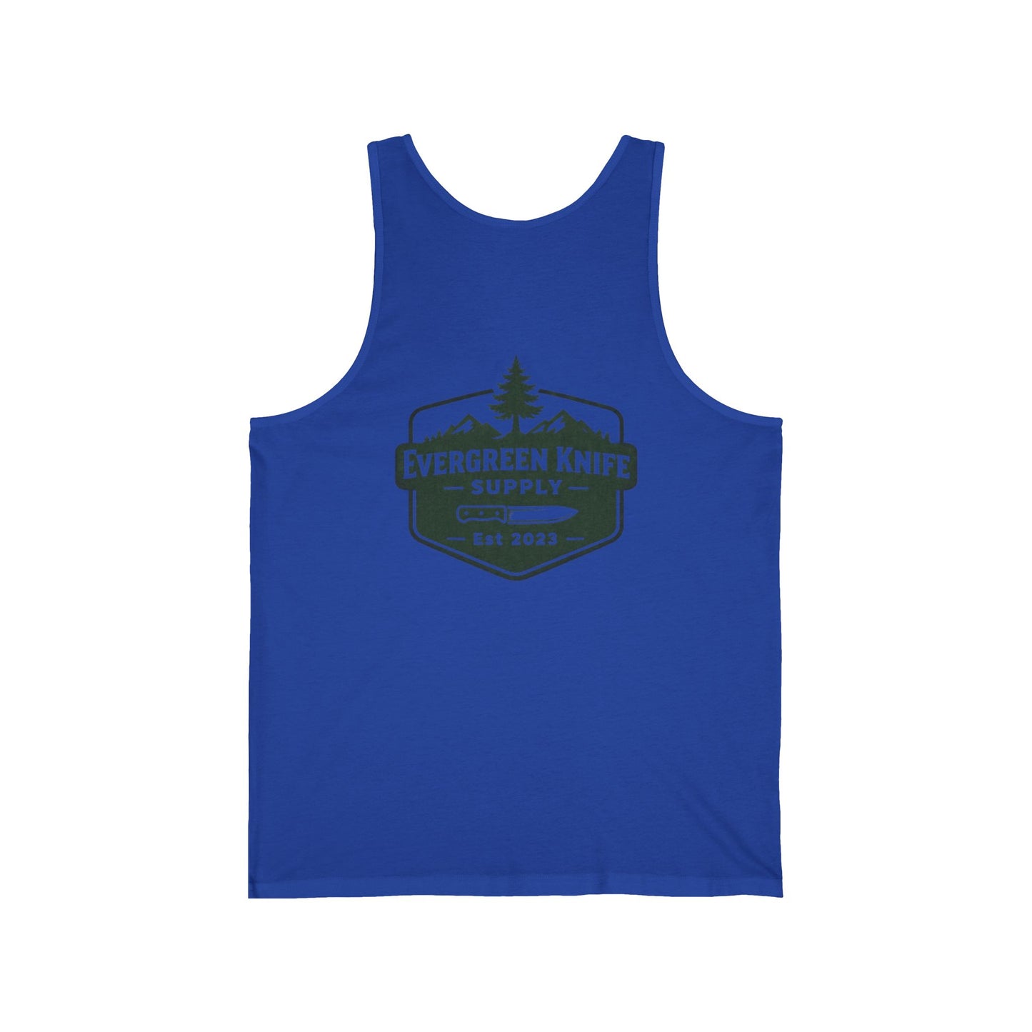 Evergreen Knife Supply Tank Top — Outdoor Camping Logo Vest