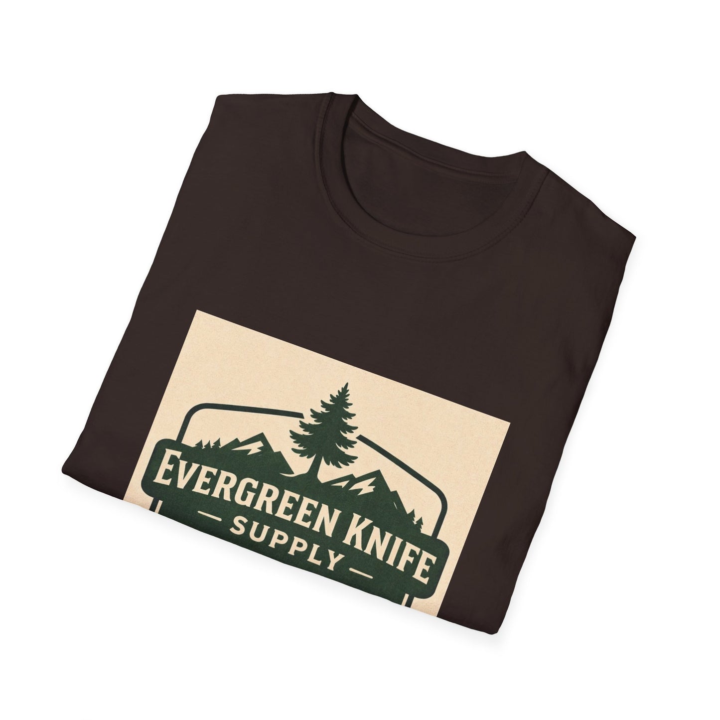 Evergreen Knife Supply Logo T-Shirt — Outdoor Camping Gear Tee
